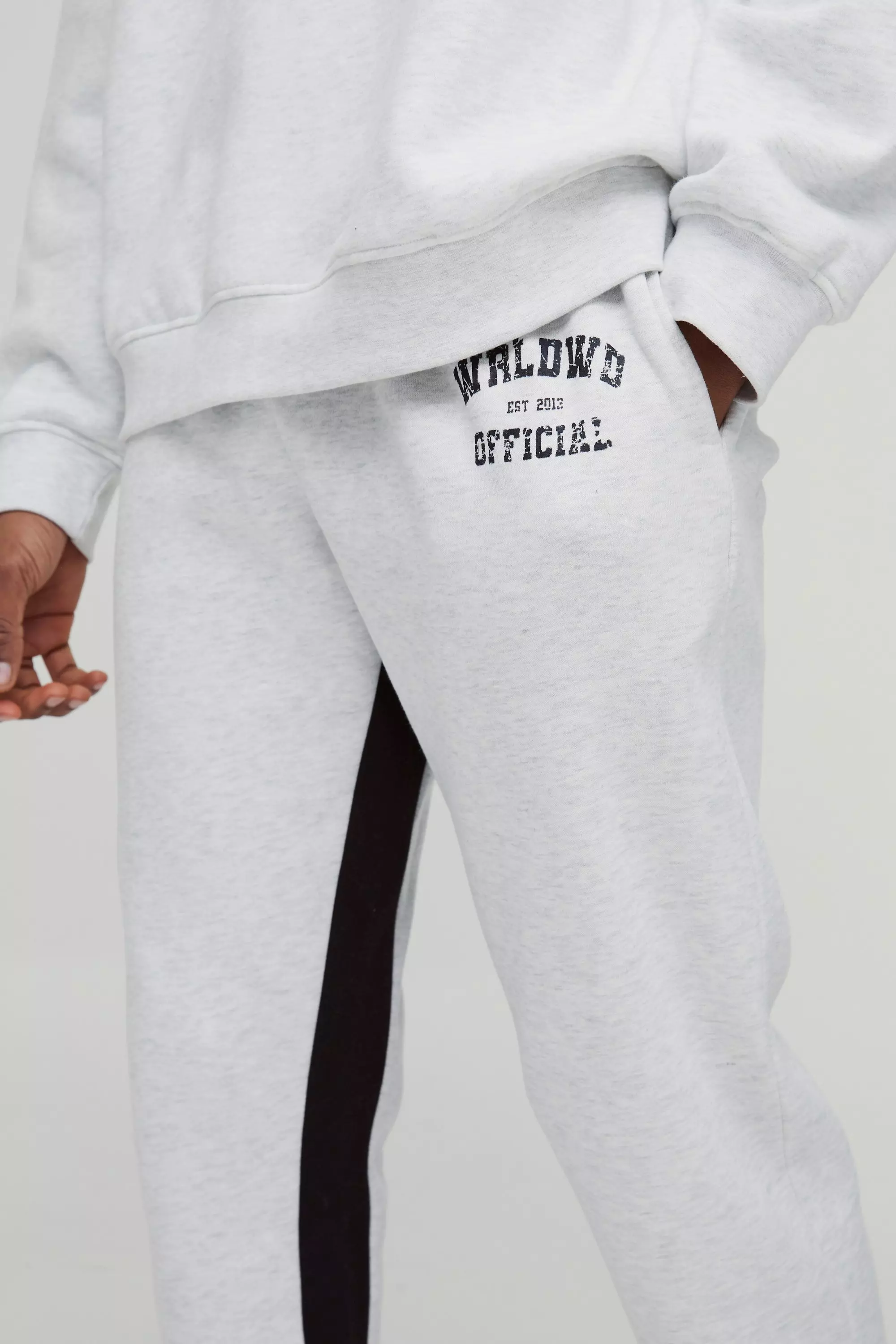 Tall - Jogging slim à soufflet - Official, Grey autre image
