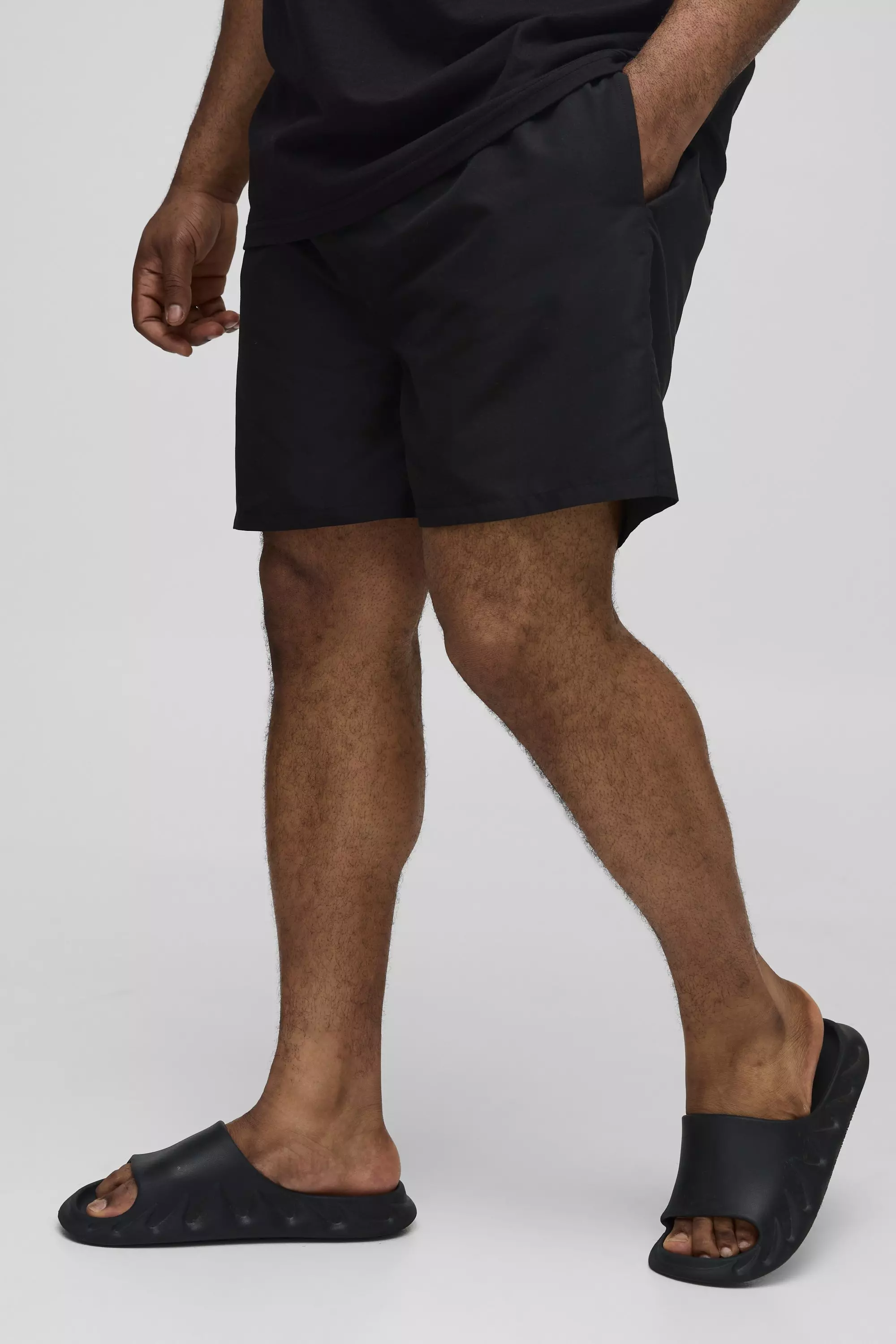 Grande taille - Short de bain court, Black autre image