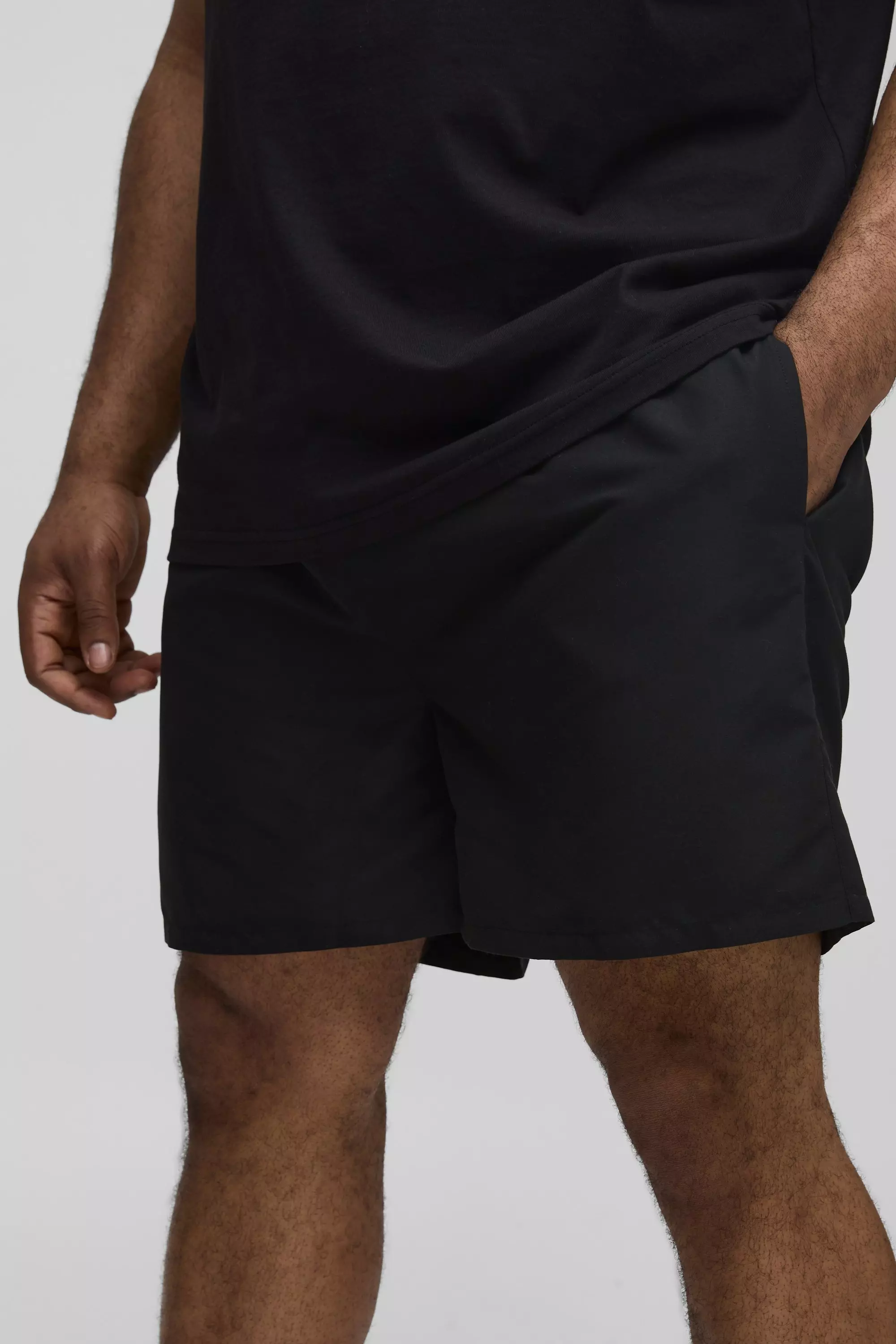 Grande taille - Short de bain court, Black autre image