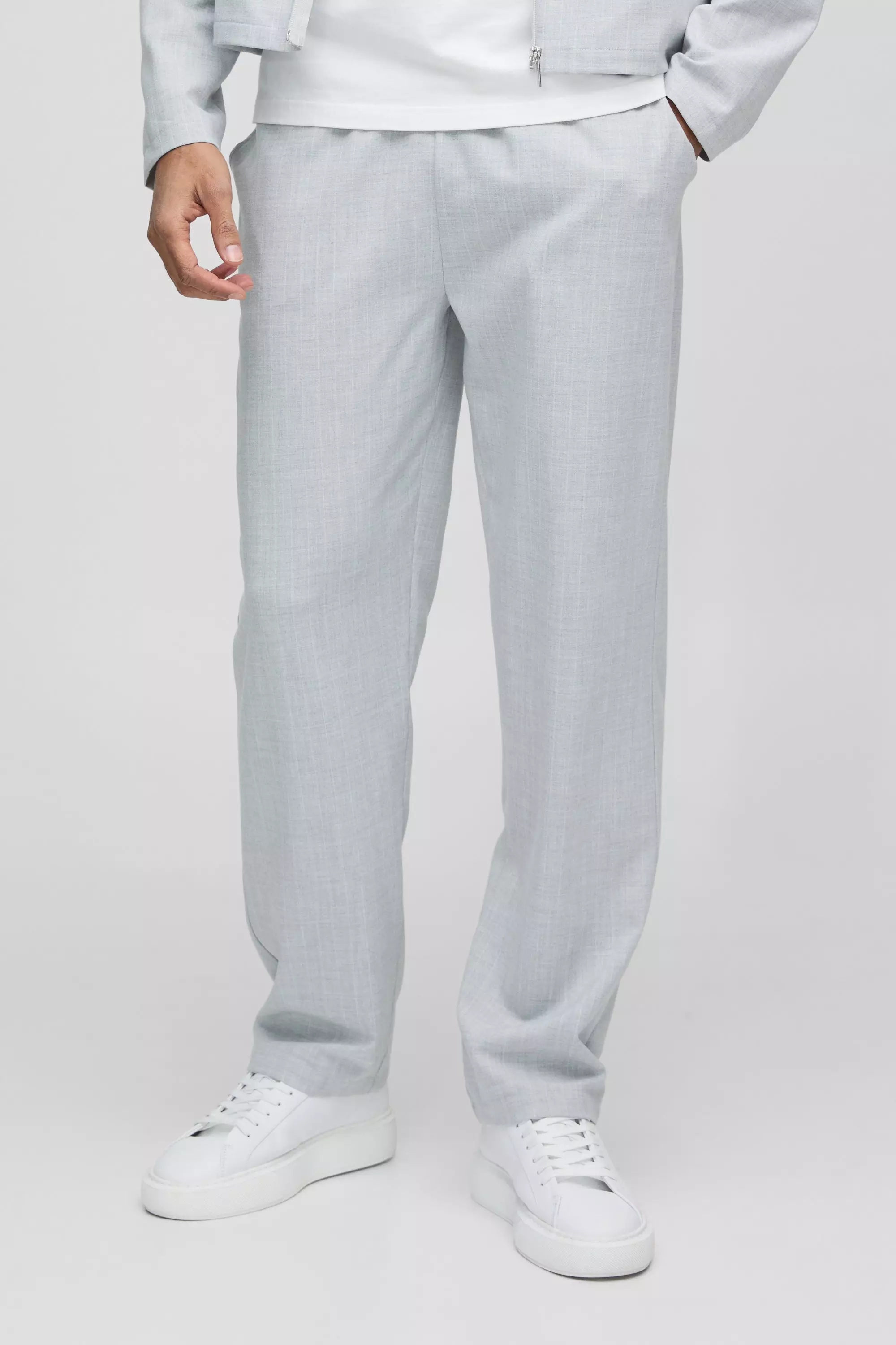 Light grey Slim Fit Pinstripe Trouser alternative image