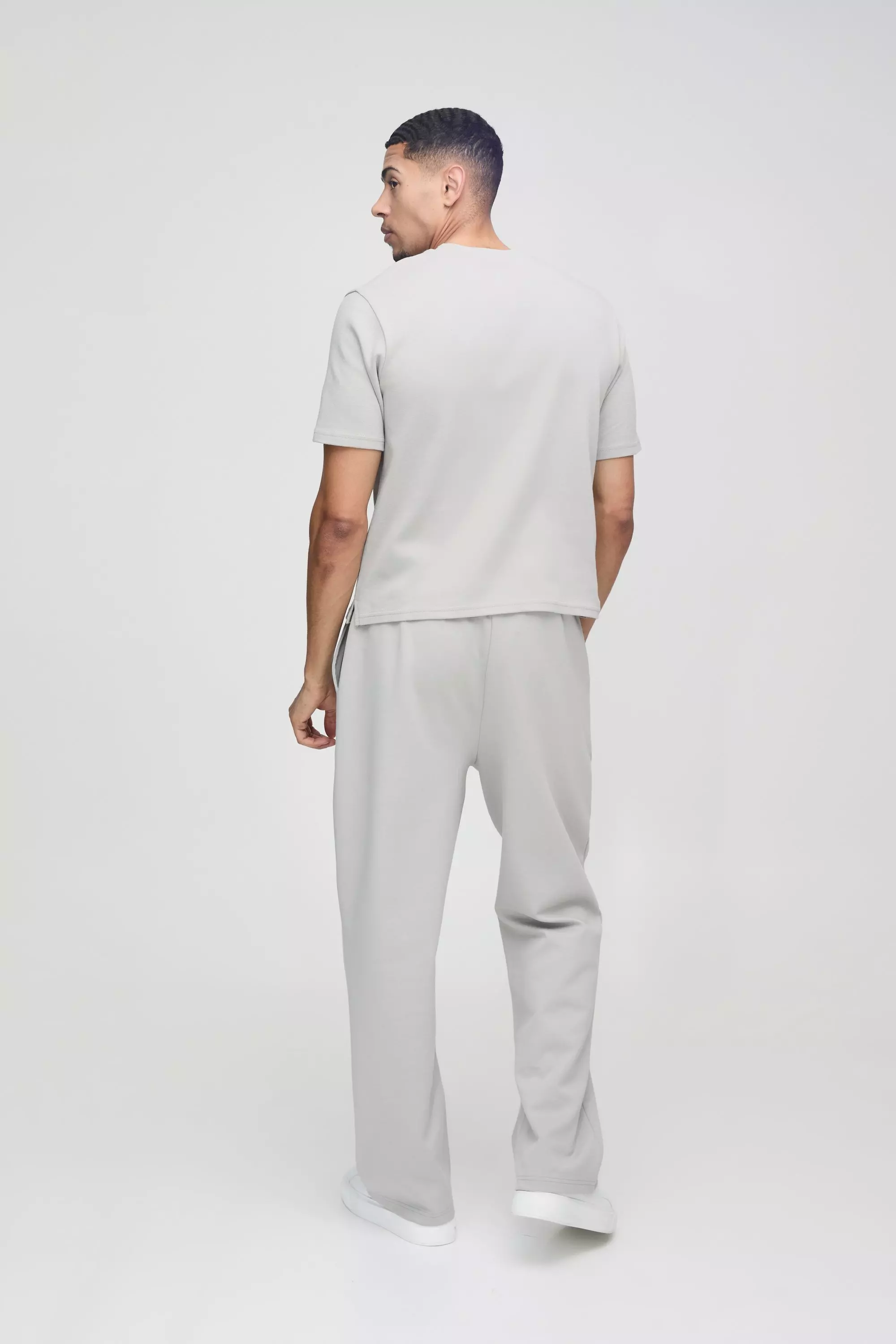 Heavyweight Pocket Detail Interlock Boxy T-Shirt | boohooMAN AU