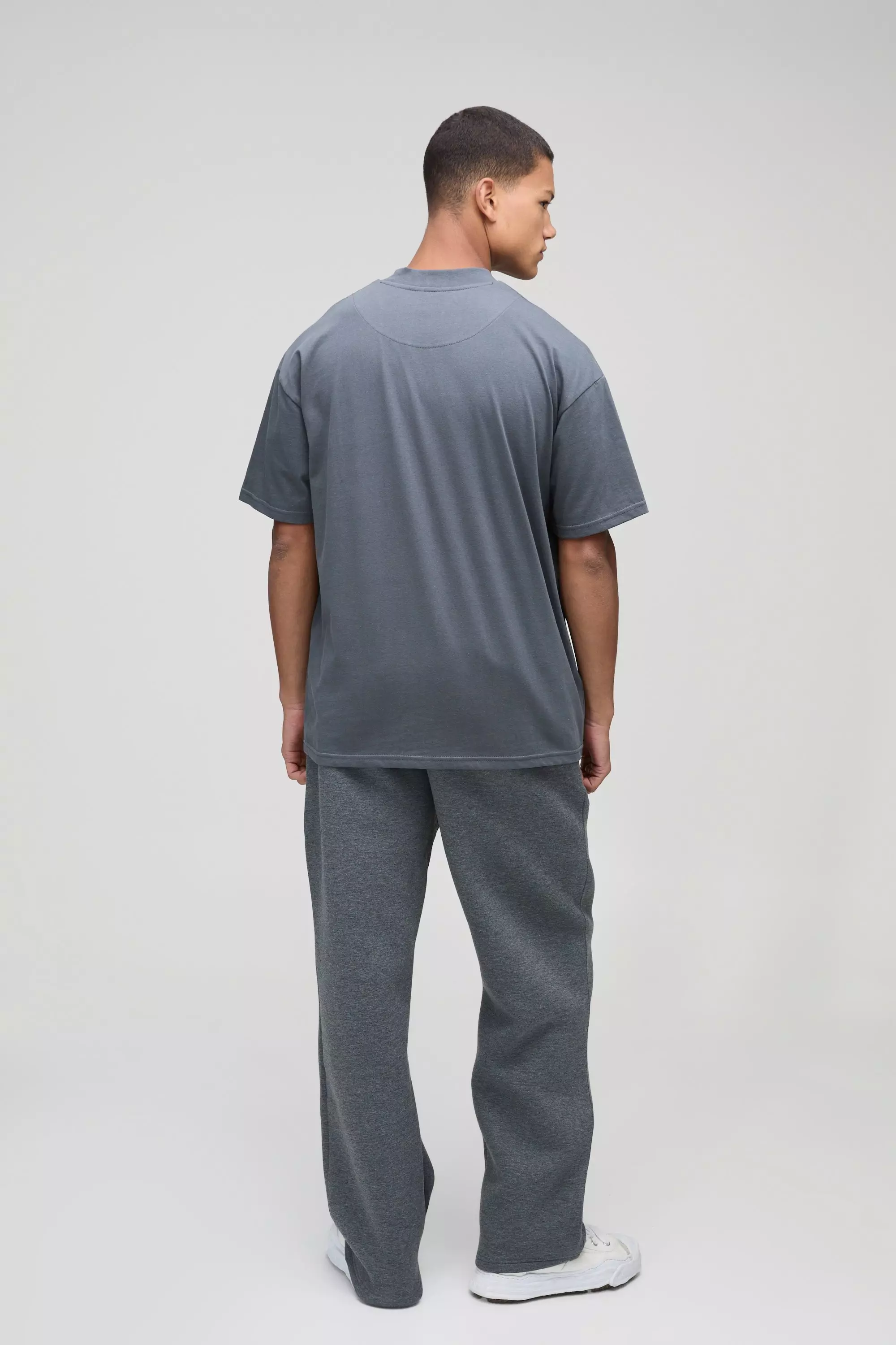 T-Shirt Oversize Pesante Limited, Dark grey immagine alternativa