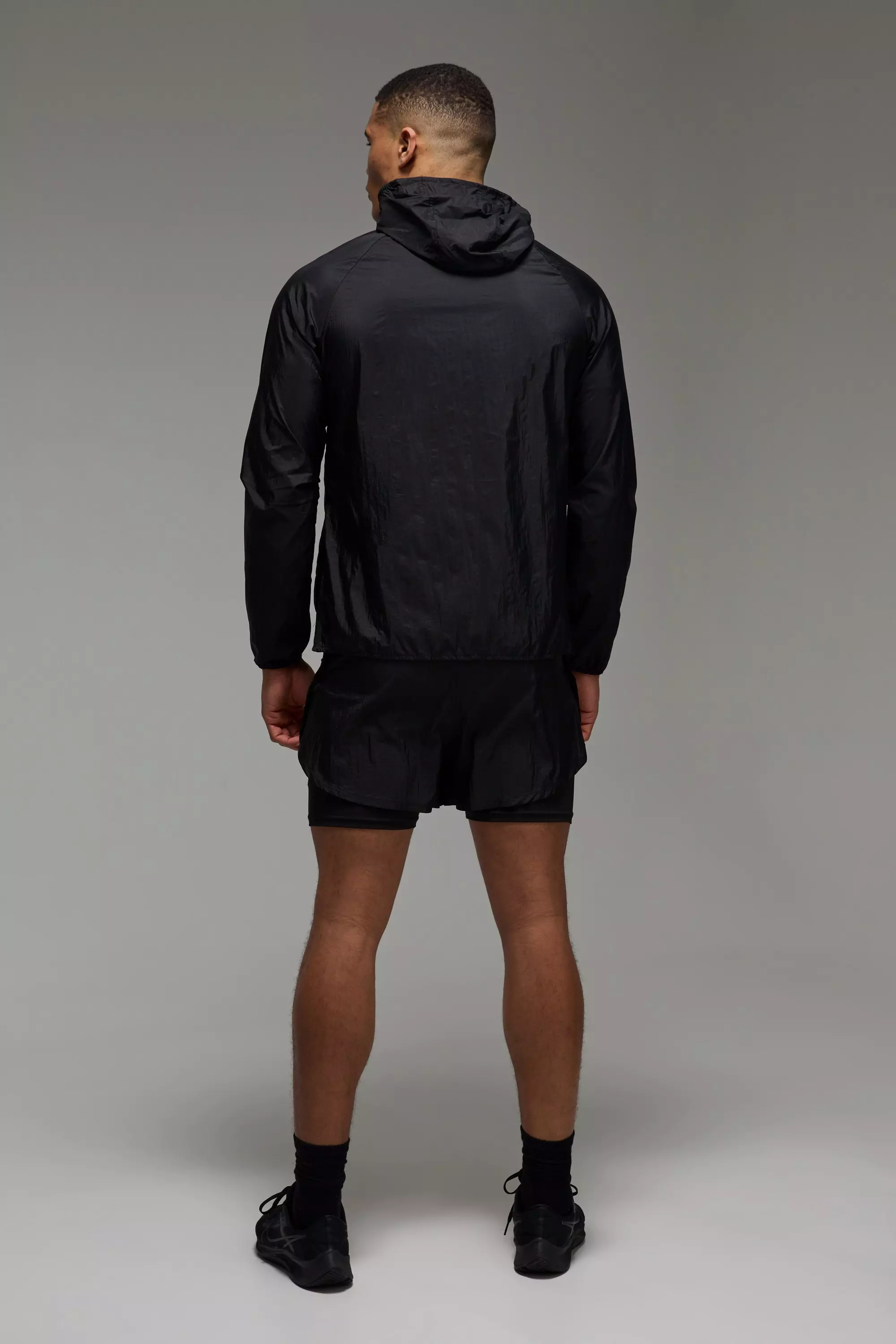 Black Man Active Hybrid 2 in 1 Short alternative image