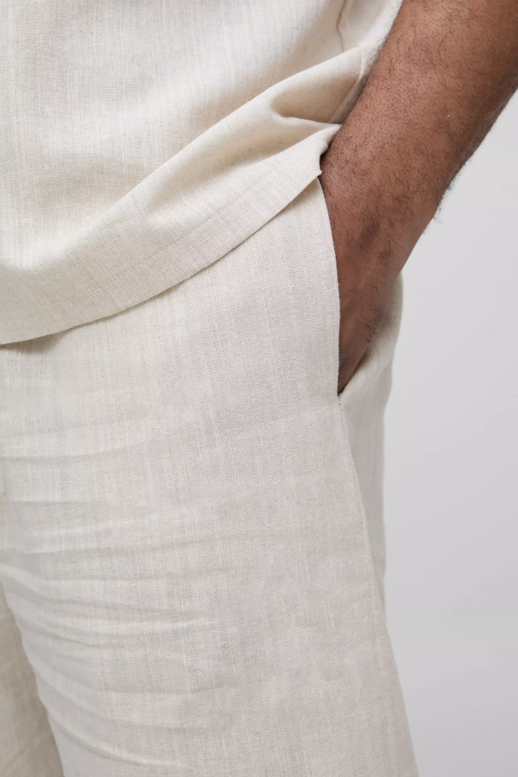 Natural Plus Linen Relaxed Fit Shorts alternative image