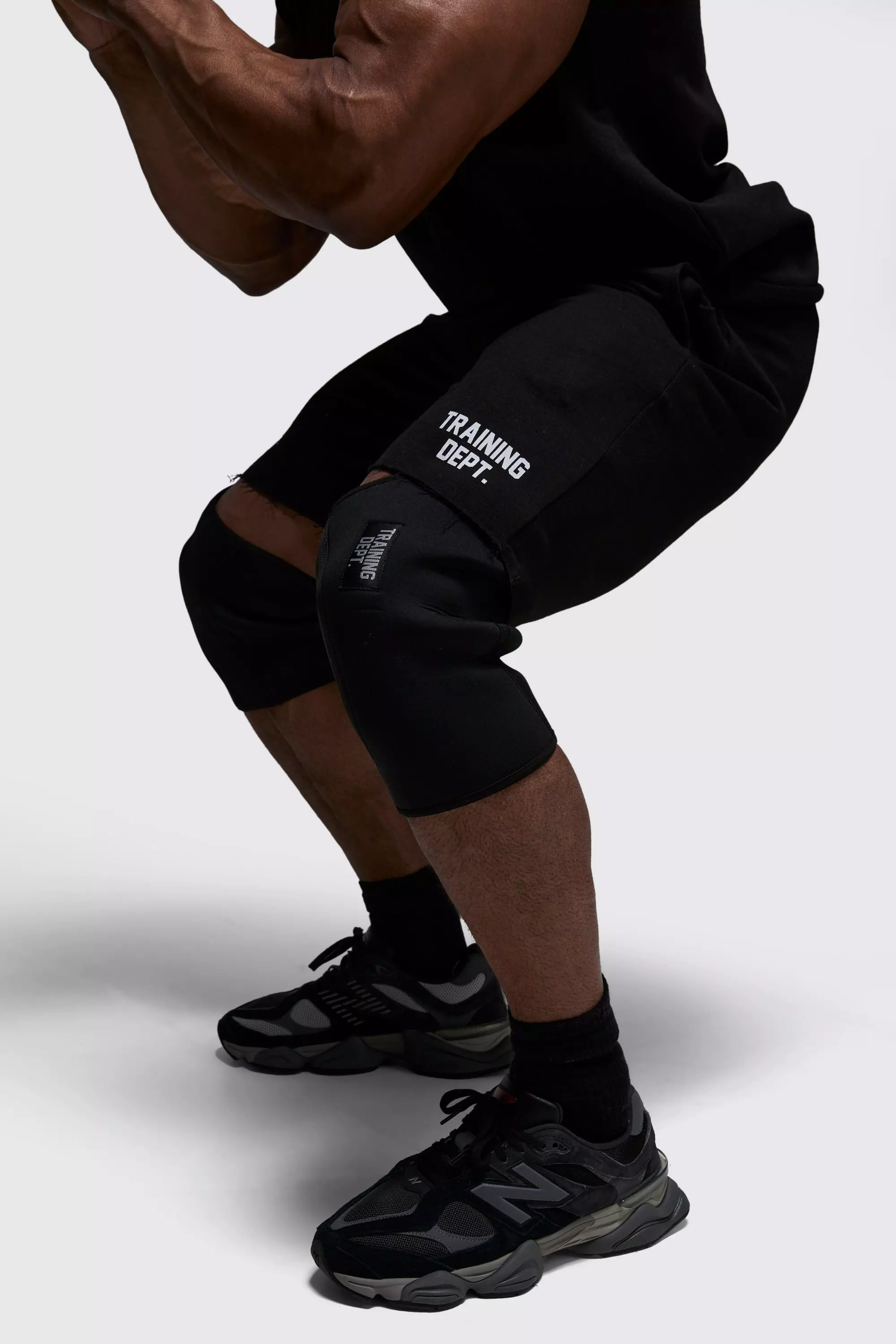 Black Training Dept Weightlifting Knee Sleeves alternative image