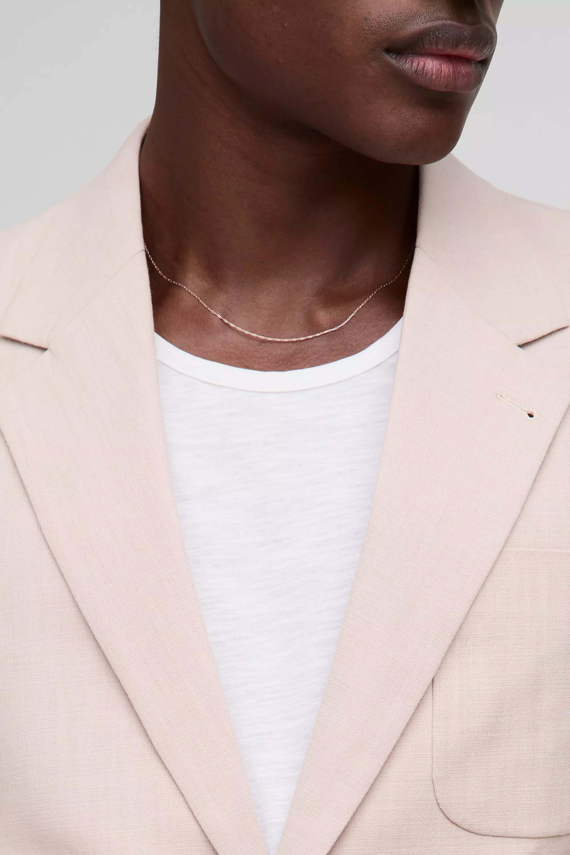 Natural Relaxed Fit Linen Blend Blazer alternative image
