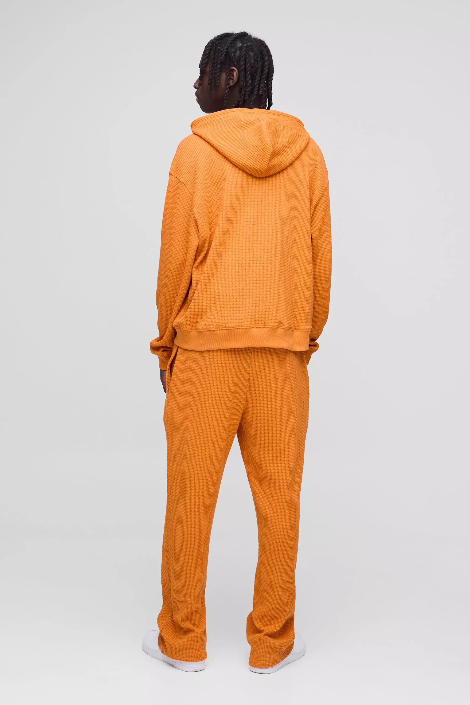 Oversized Boxy Zip Through Hoodie and Straight Leg Tracksuit | boohooMAN USA