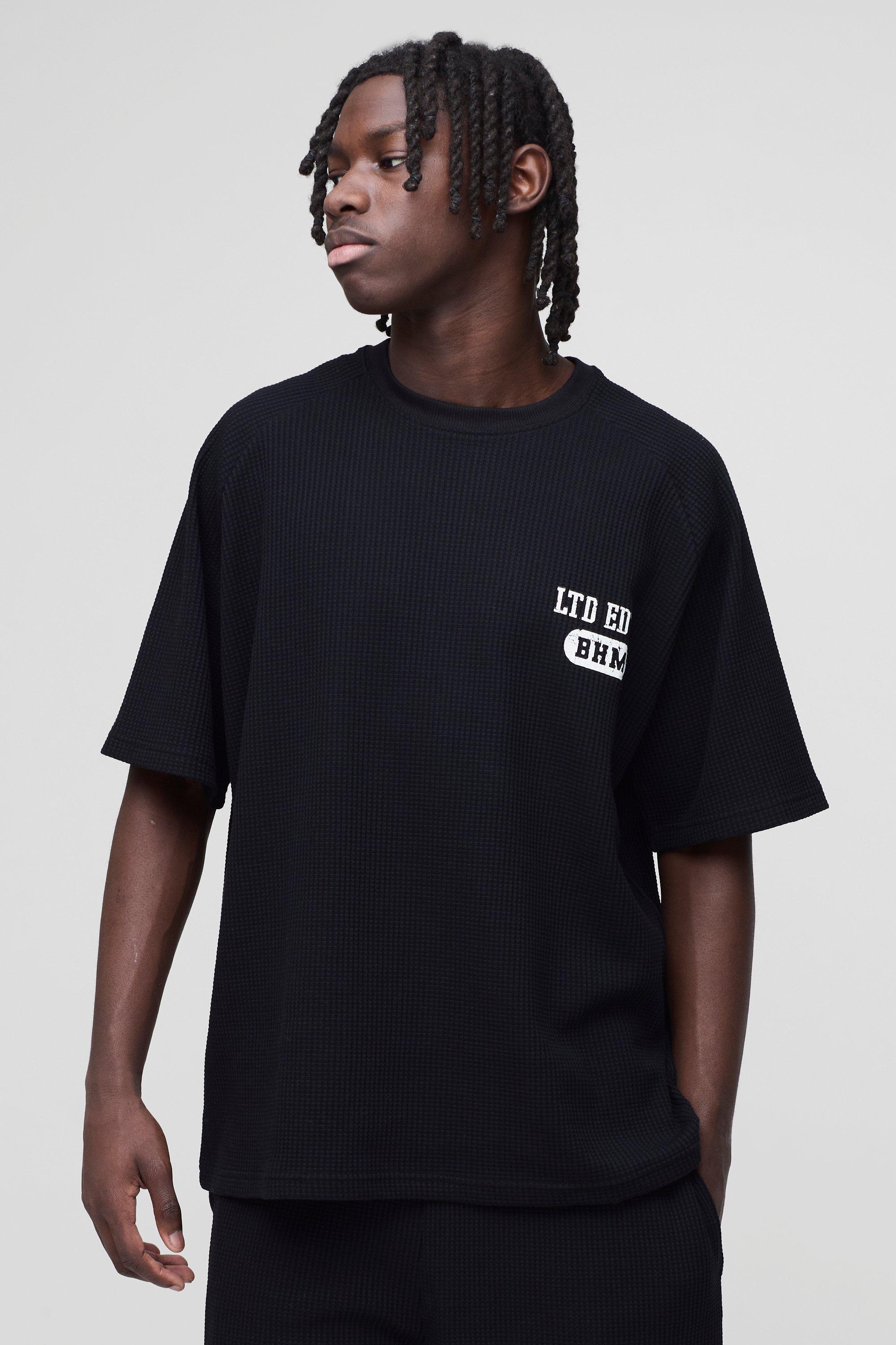 Men's Waffle T Shirts | boohooMAN USA
