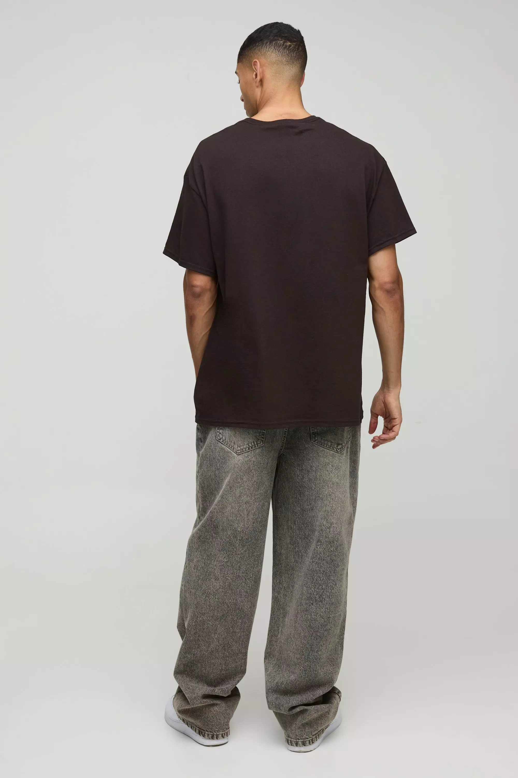 Oversized Ice Cube License Print T-Shirt | boohooMAN USA