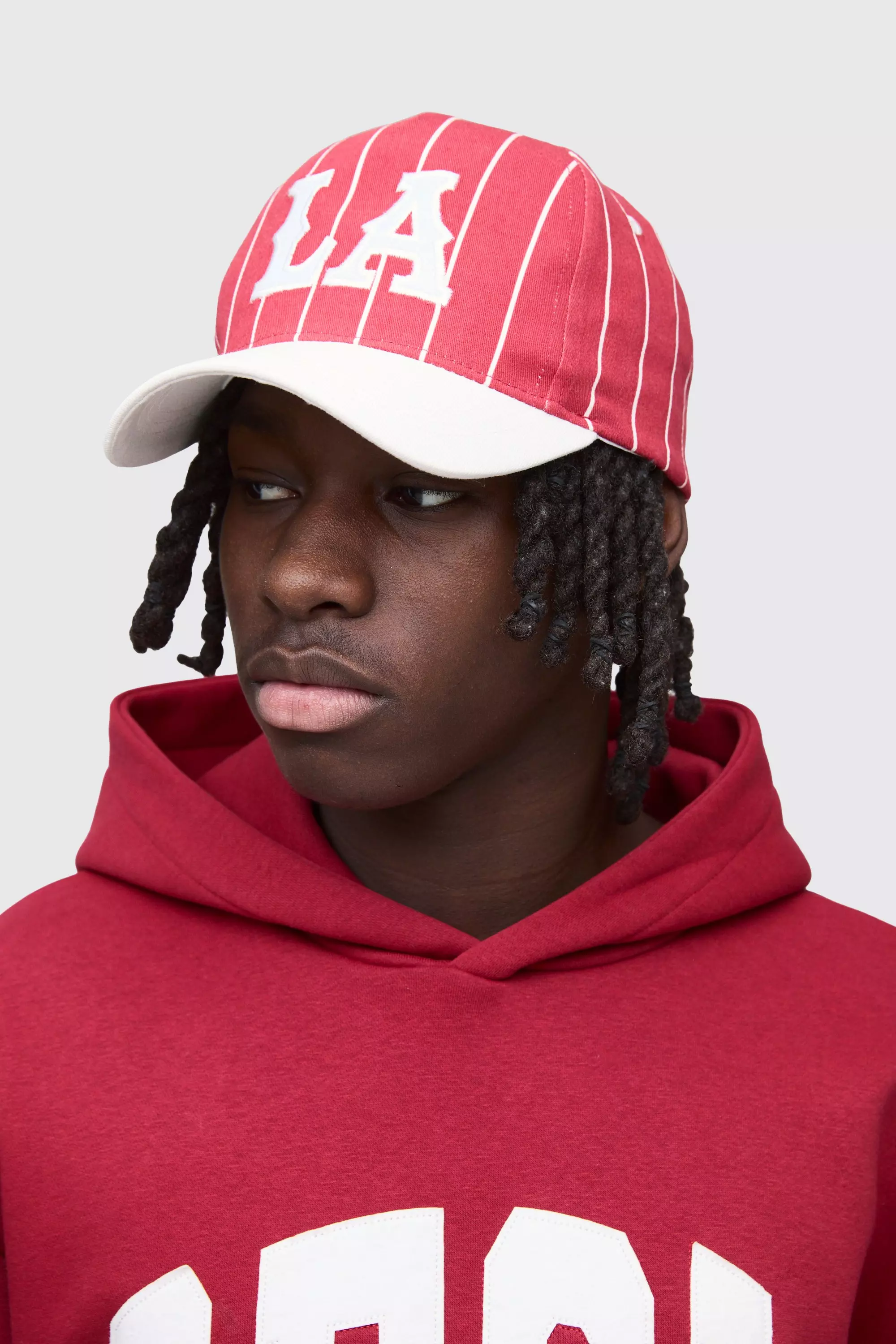Red LA Trucker Cap alternative image
