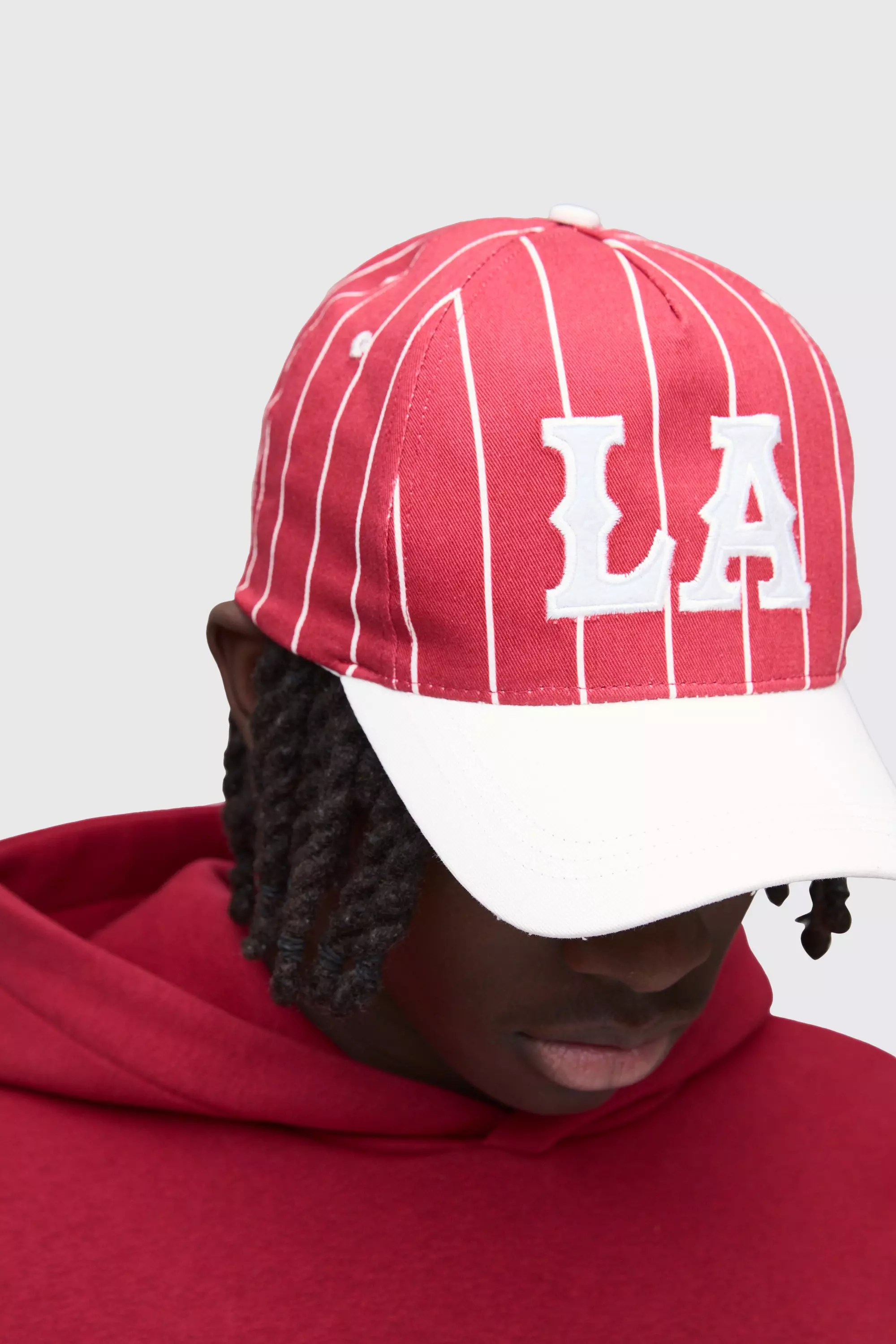 Red LA Trucker Cap alternative image