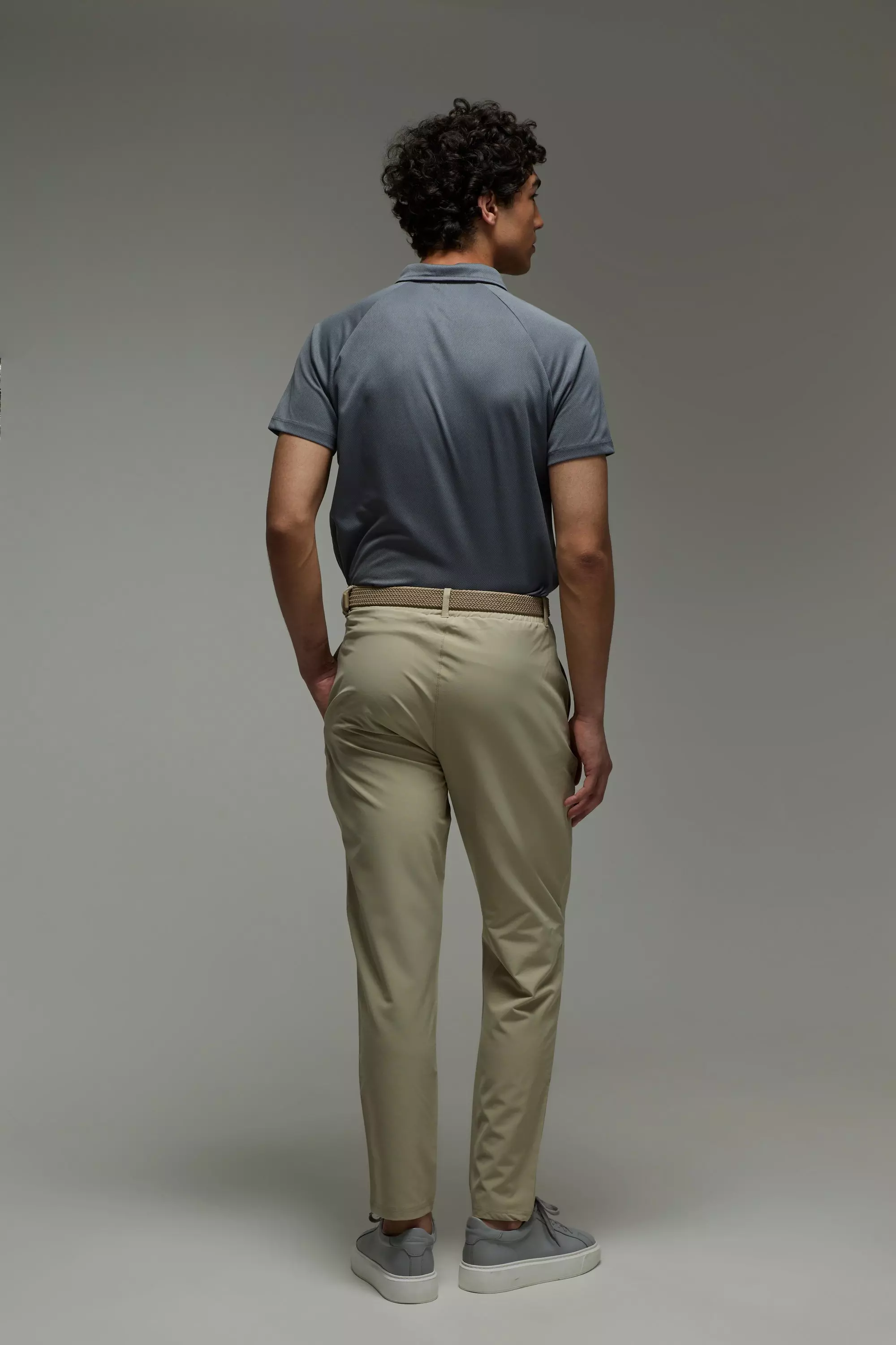 Man Active Stretch Tapered Golf Pants | boohooMAN USA