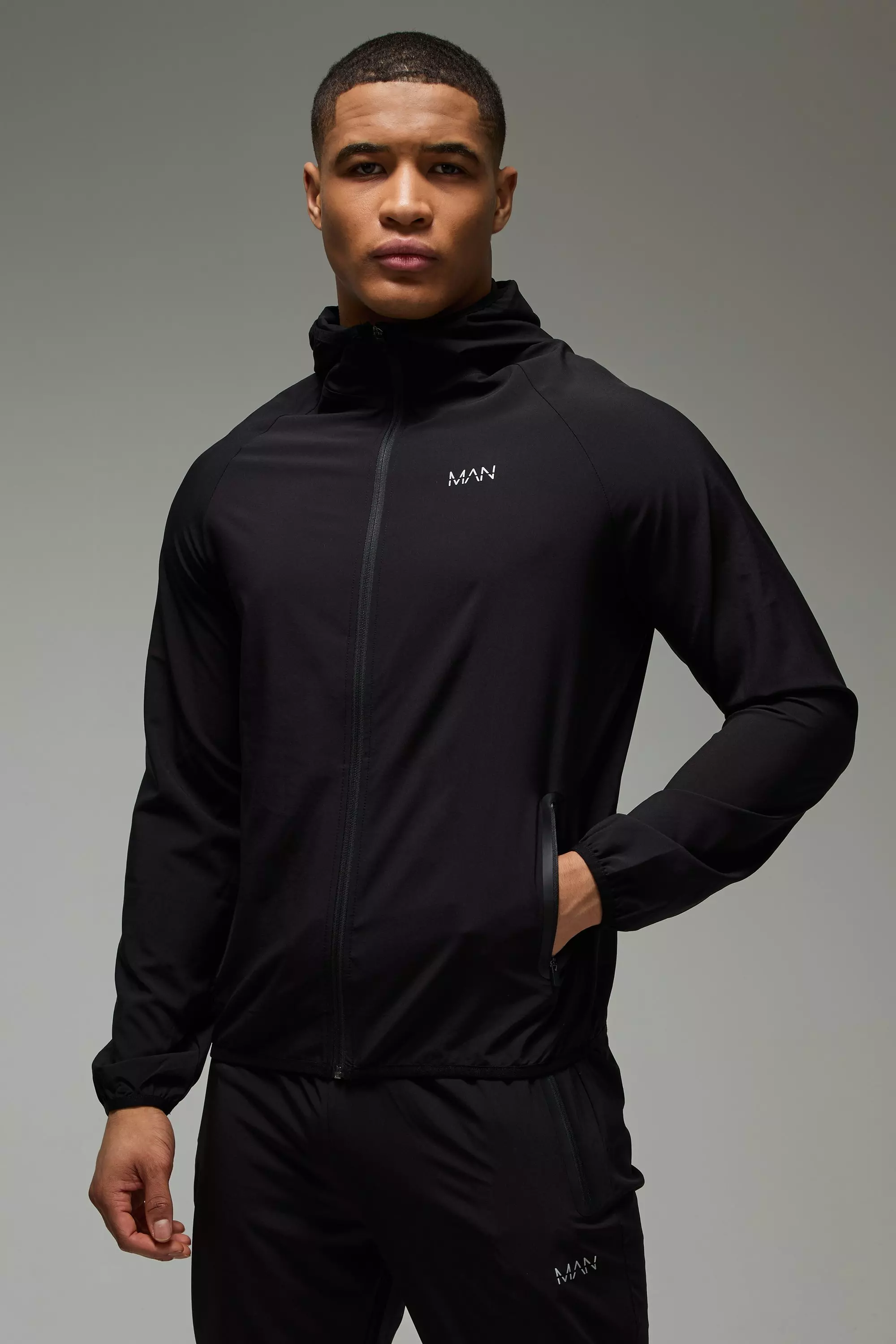 Survêtement de sport zippé - MAN Active, Black autre image