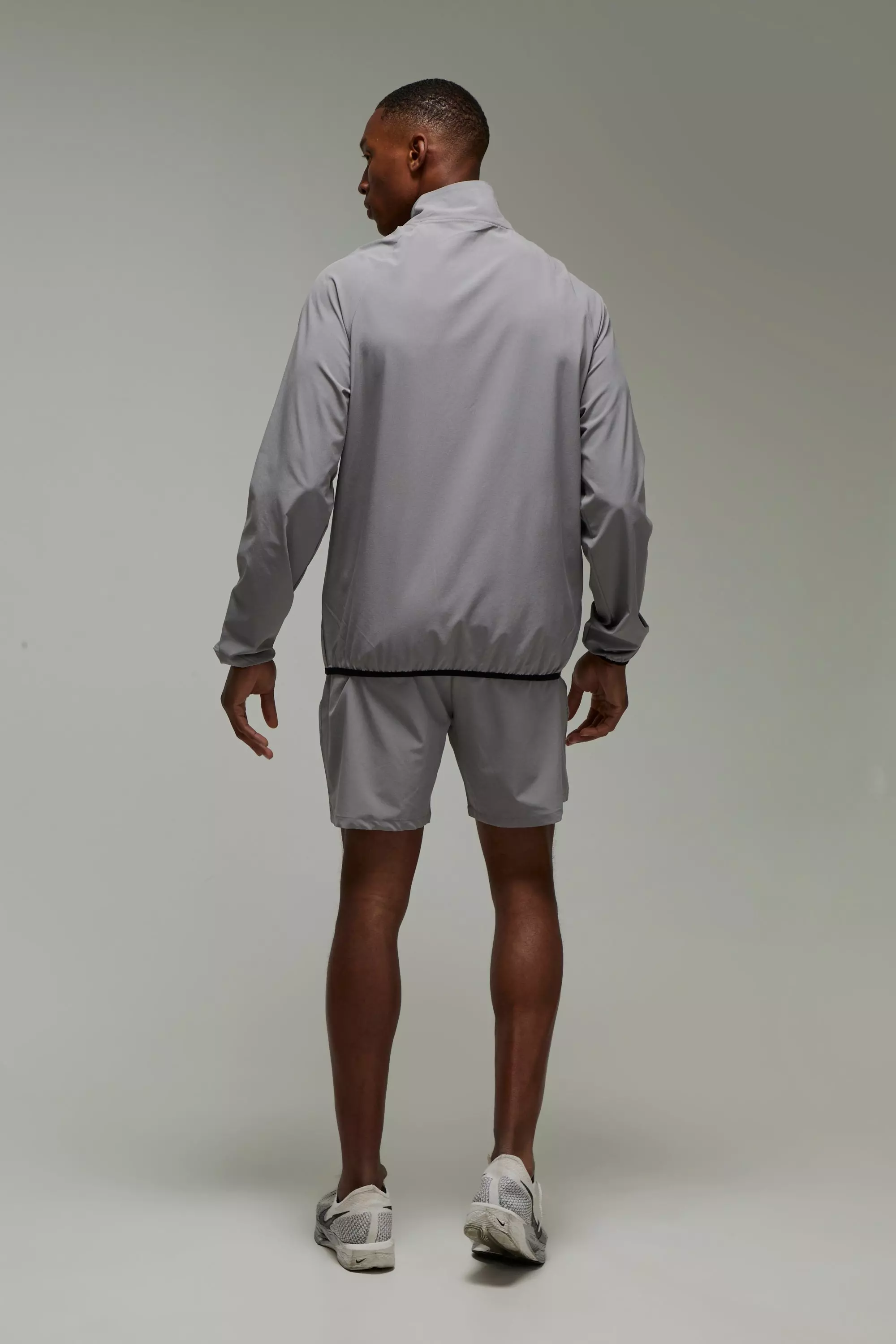 Man Active Pro Stretch Woven Zip Through Tracksuit | boohooMAN USA