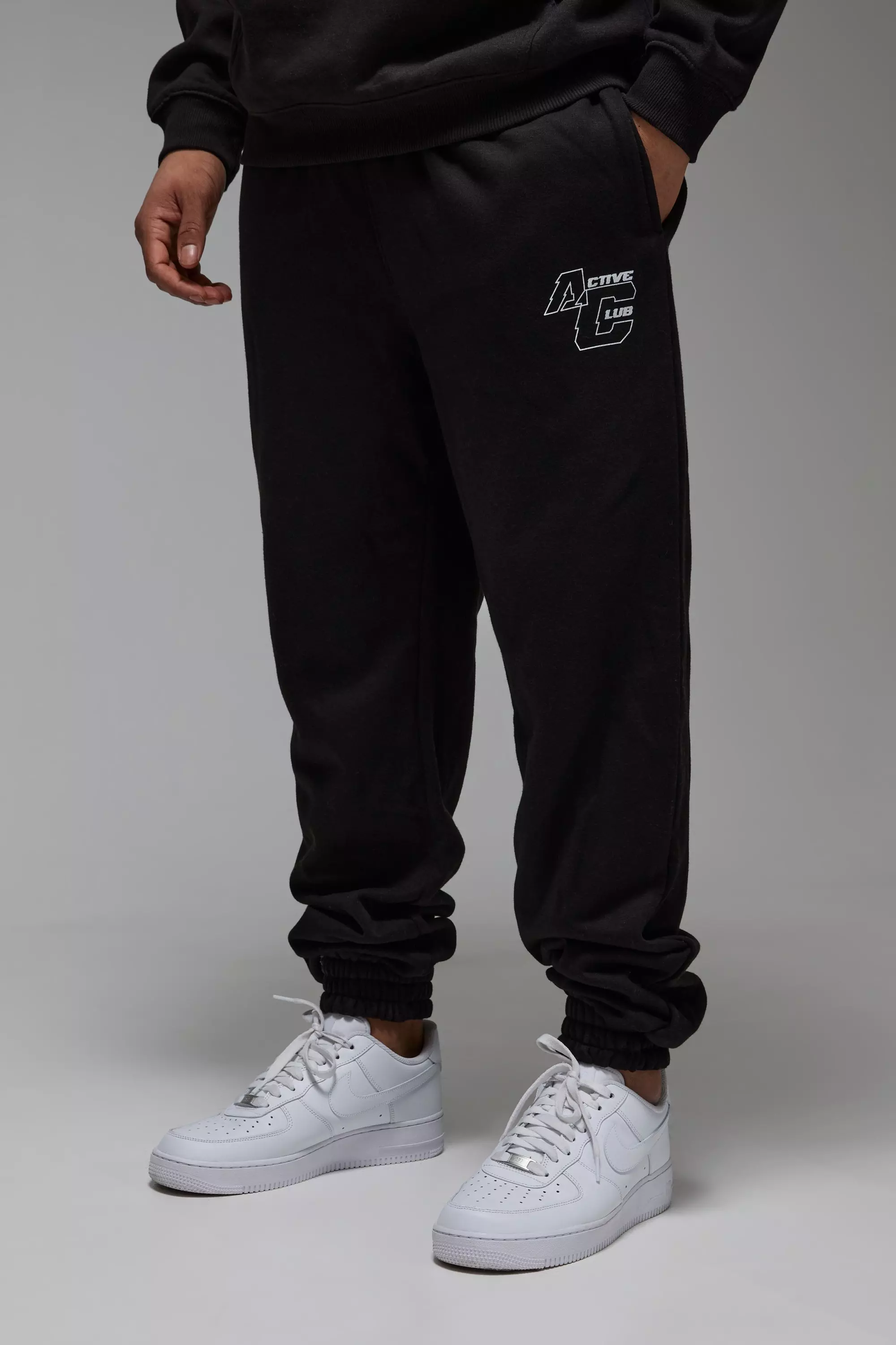 Black Man Active Club Regular Fit Jogger alternative image
