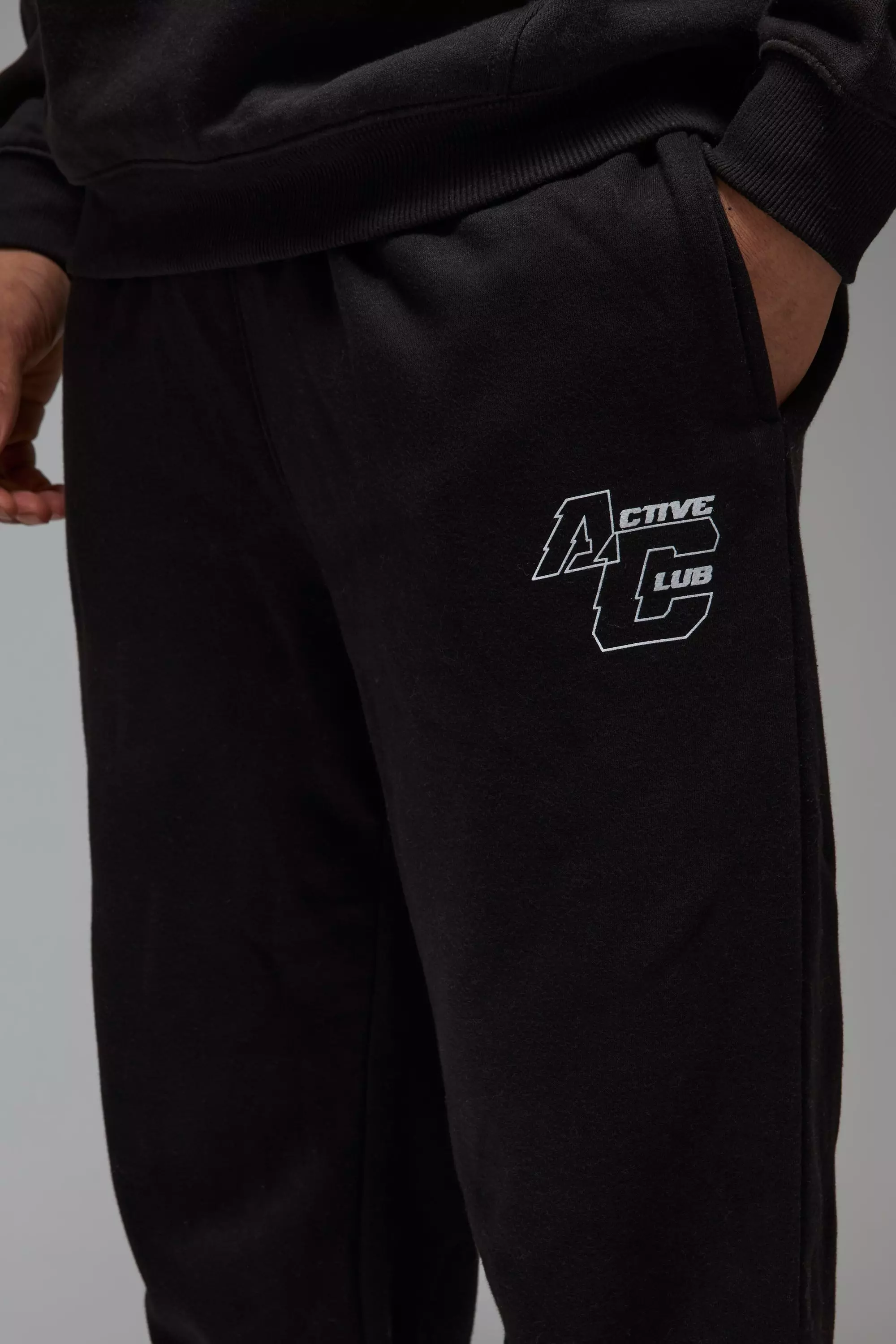 Black Man Active Club Regular Fit Jogger alternative image