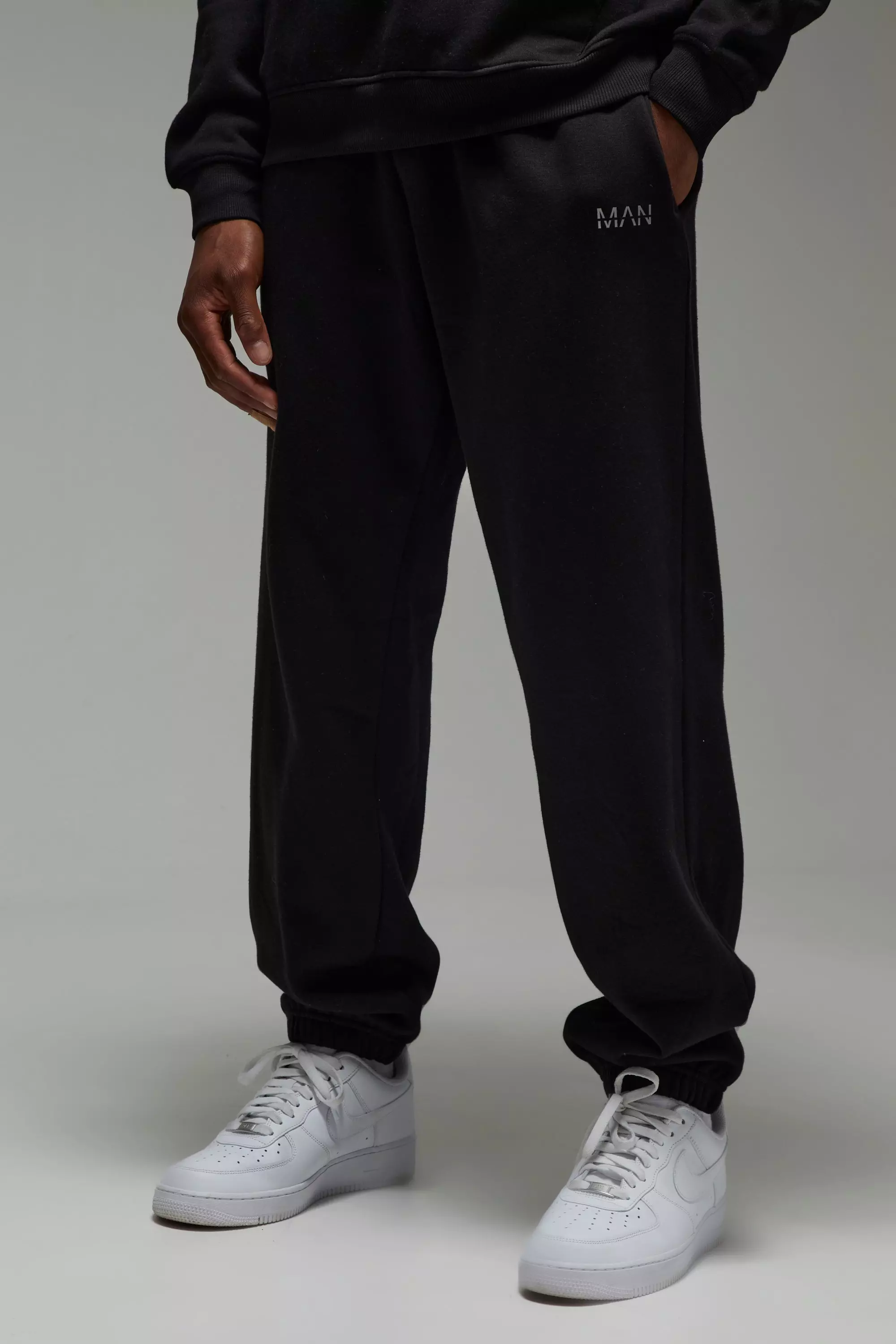 Black Man Active Oversized Joggingbroek alternatieve afbeelding