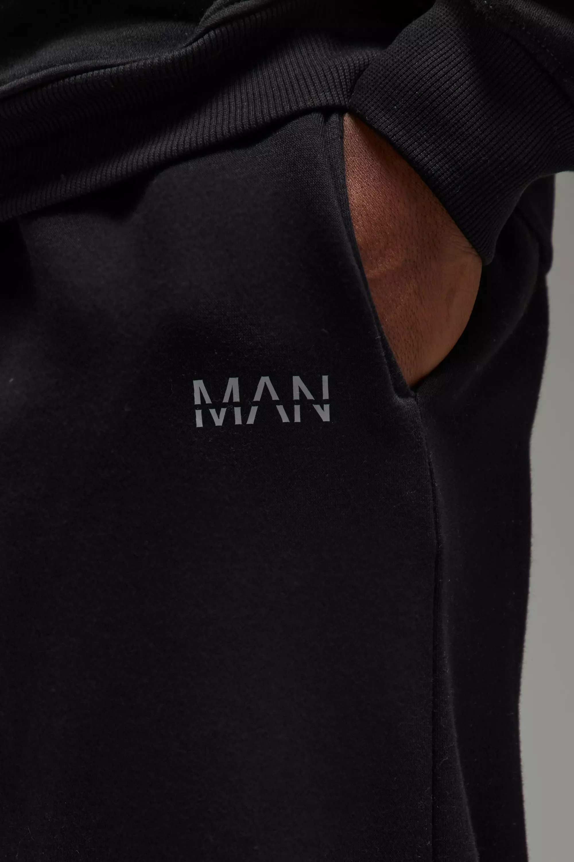 Black Man Active Oversized Joggingbroek alternatieve afbeelding