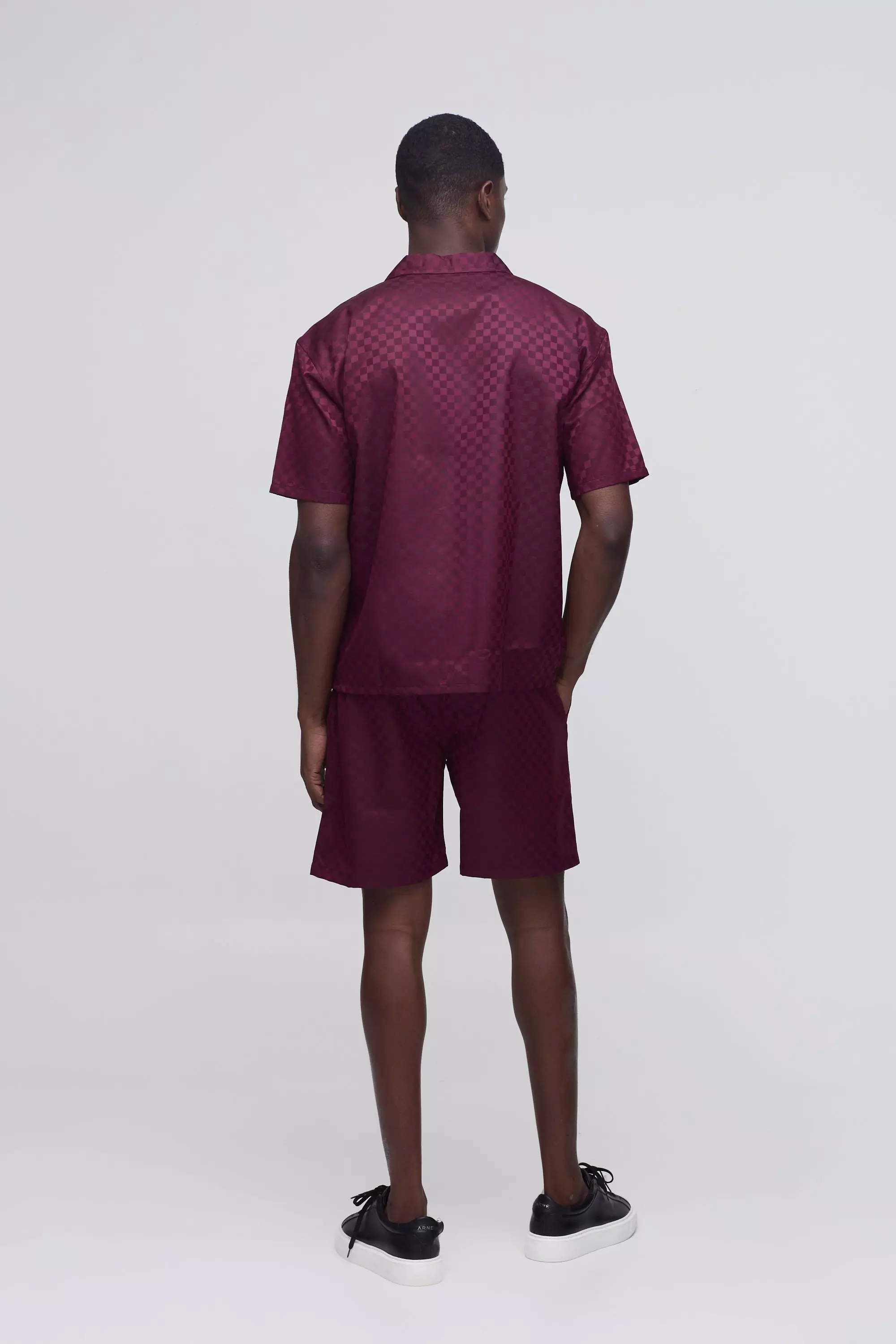 Red Oversized Boxy Spray Wash MAN Sport T-Shirt | boohooMAN USA