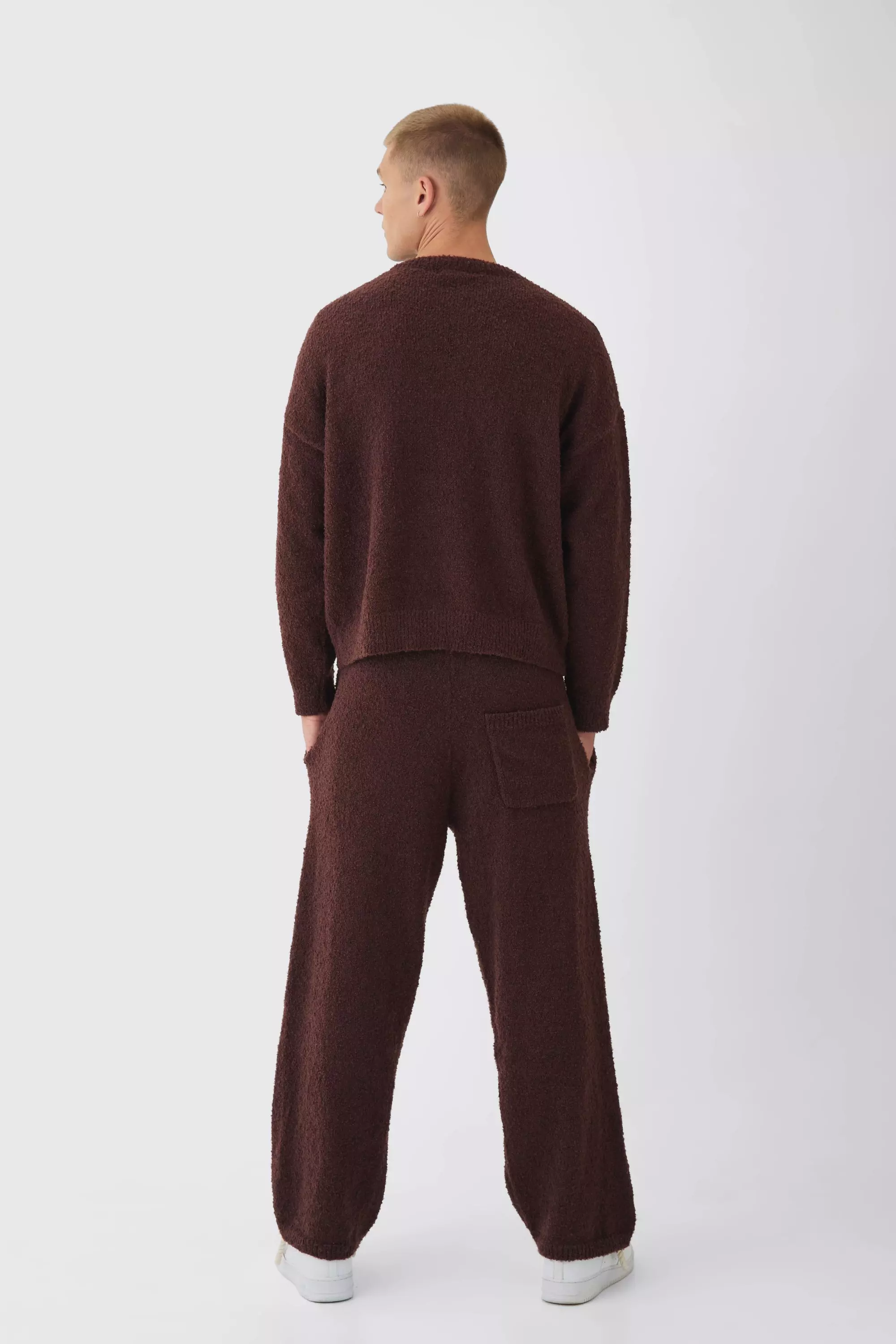 Bouclee Pullover-Trainingsanzug mit Logo, Chocolate alternatives Bild