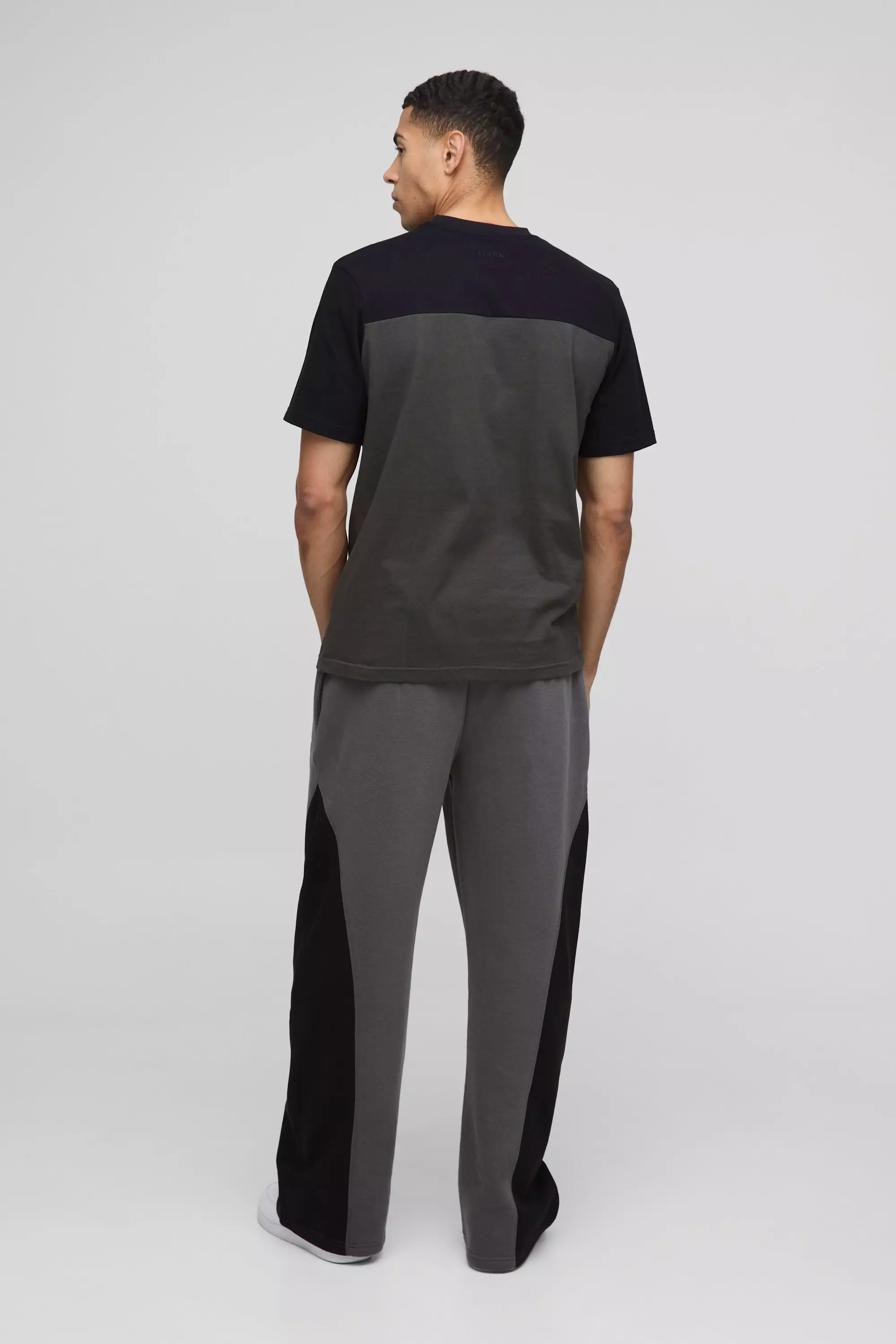 T-shirt color block - MAN, Black autre image