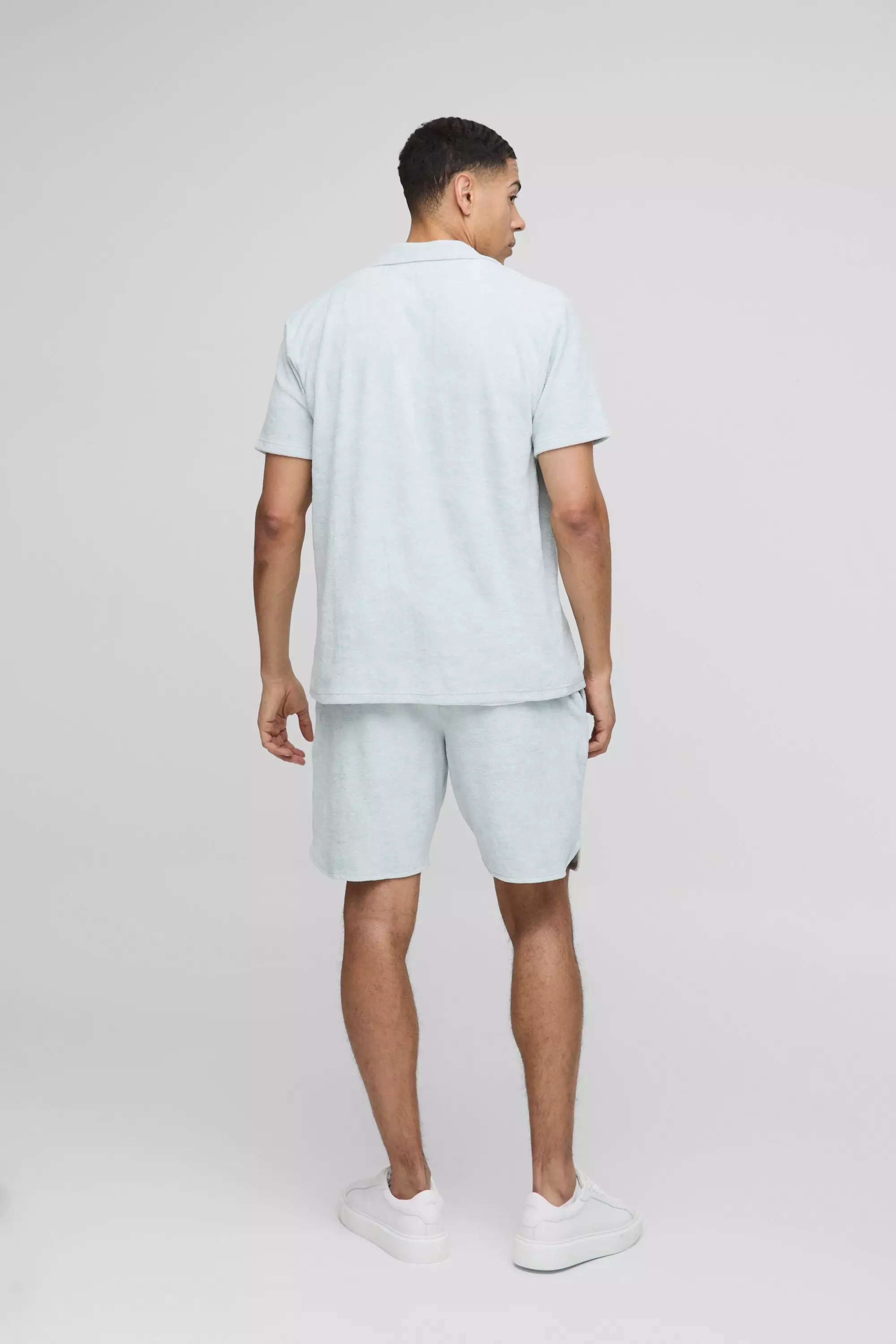 Jersey Frottee-Hemd & Laufshorts, Light blue alternatives Bild