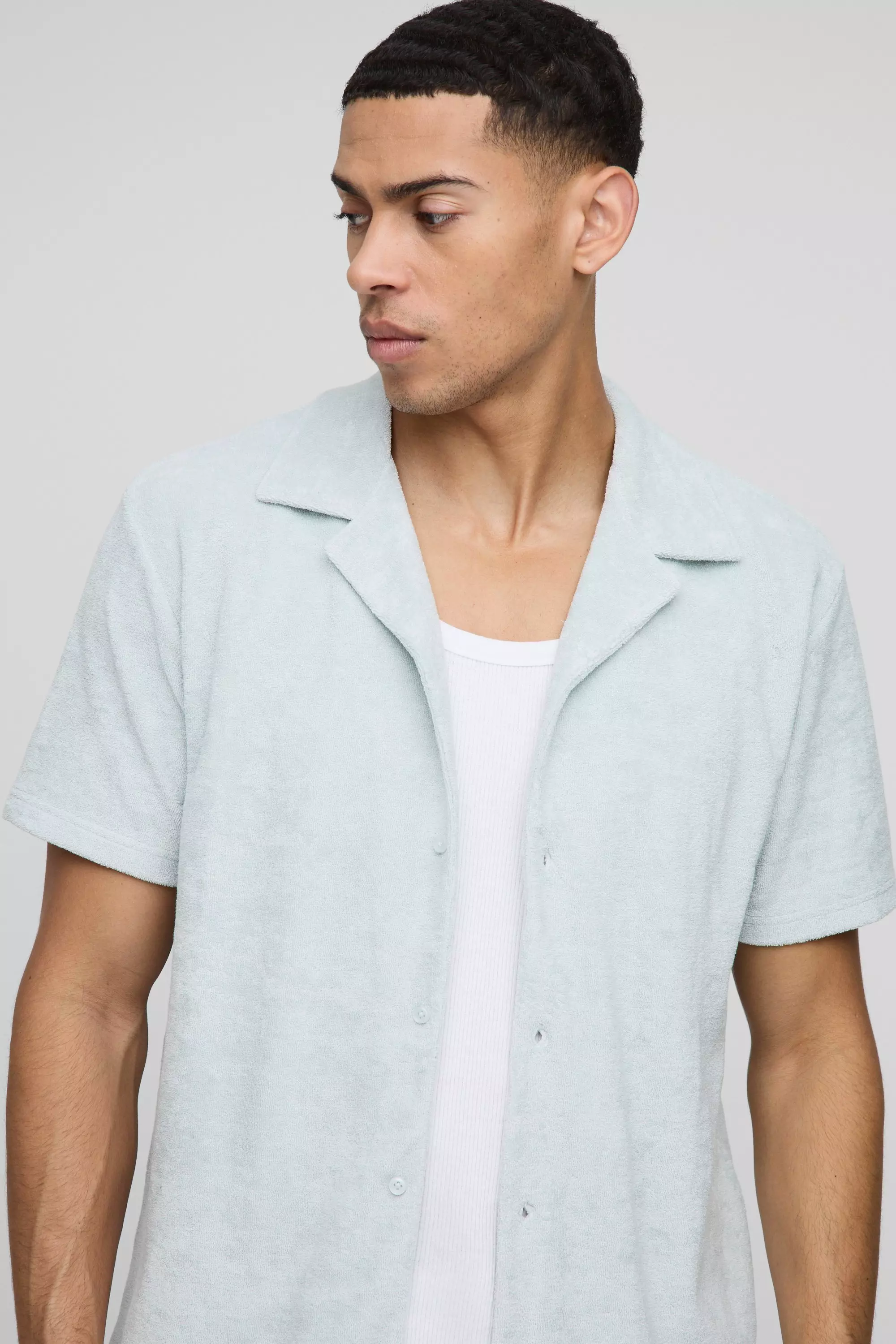 Jersey Frottee-Hemd & Laufshorts, Light blue alternatives Bild