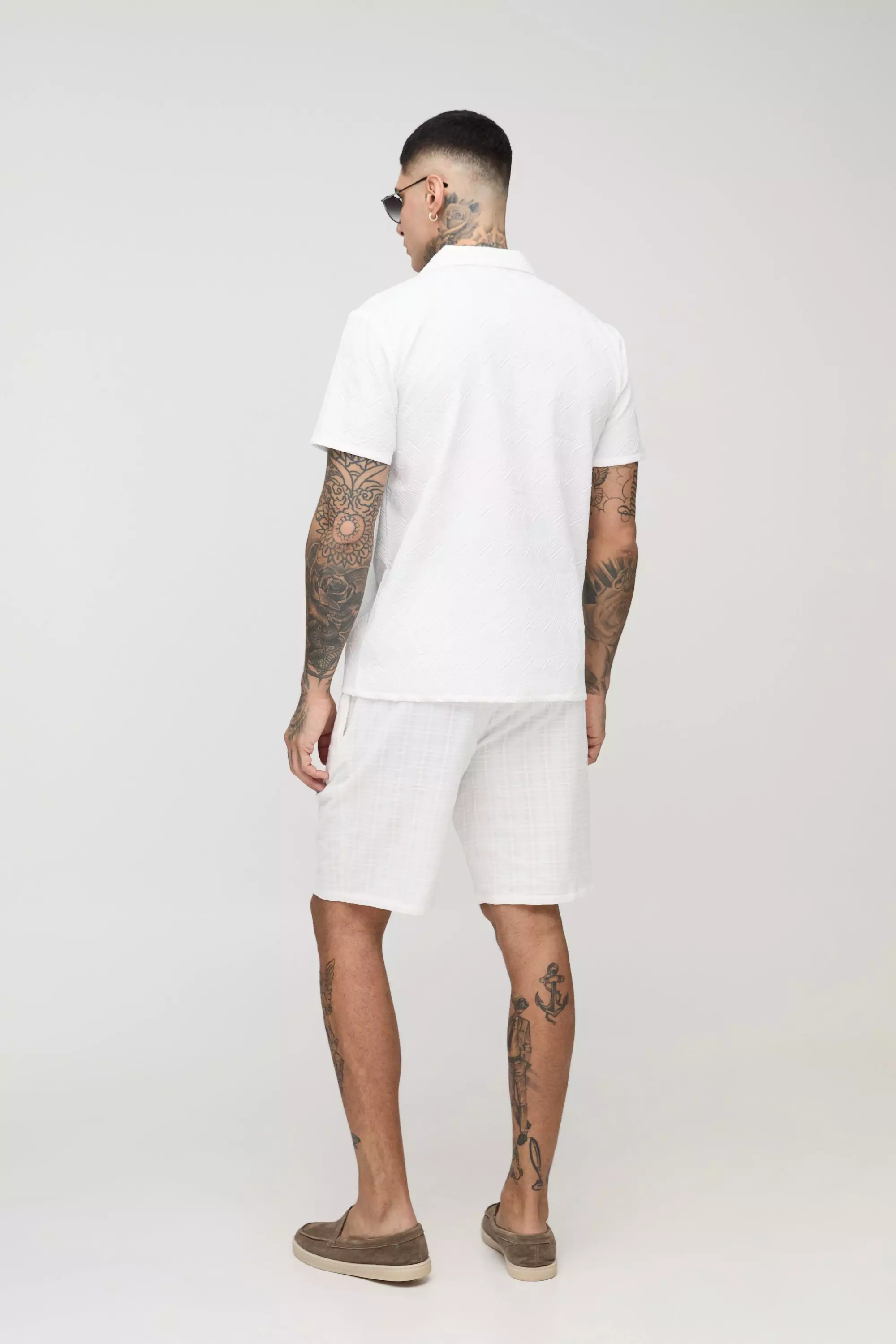 Tall - Chemise à motif géométrique, White autre image