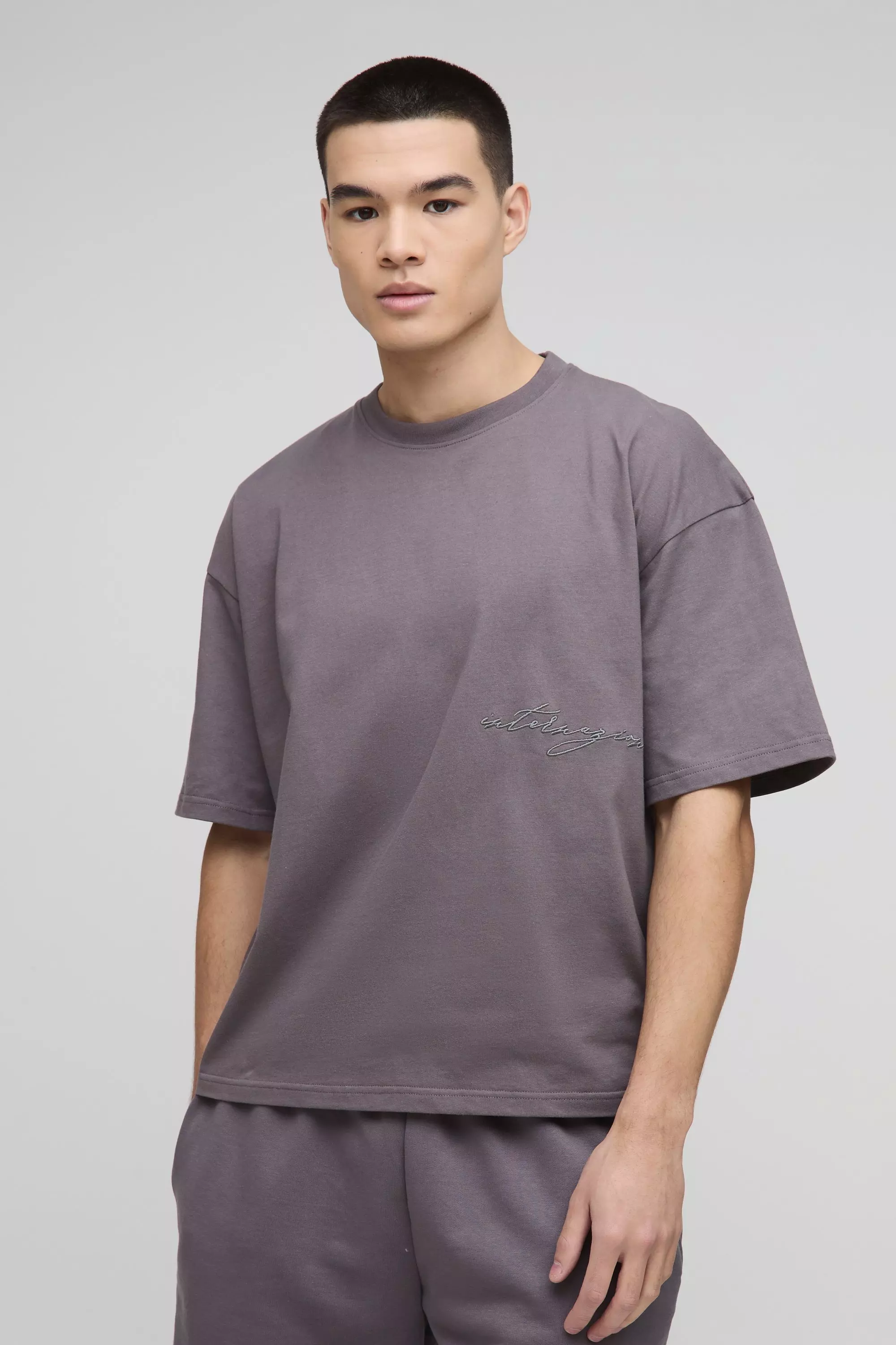 Oversized Boxy Edizione Limitata Heavyweight T-Shirt | boohooMAN USA