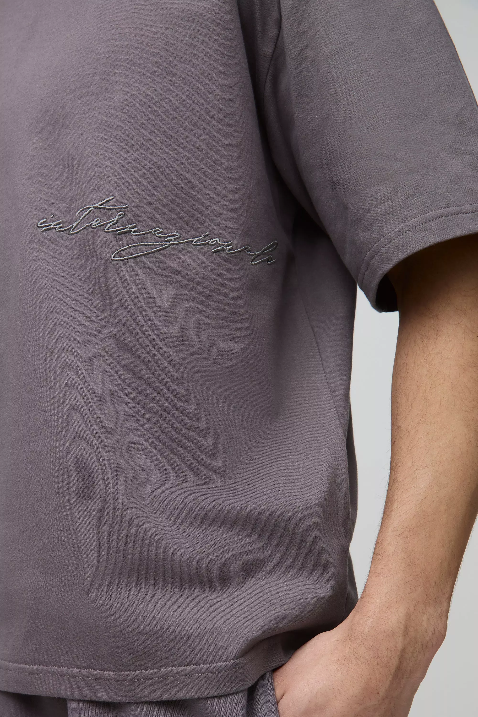 Oversized Boxy Edizione Limitata Heavyweight T-Shirt | boohooMAN USA