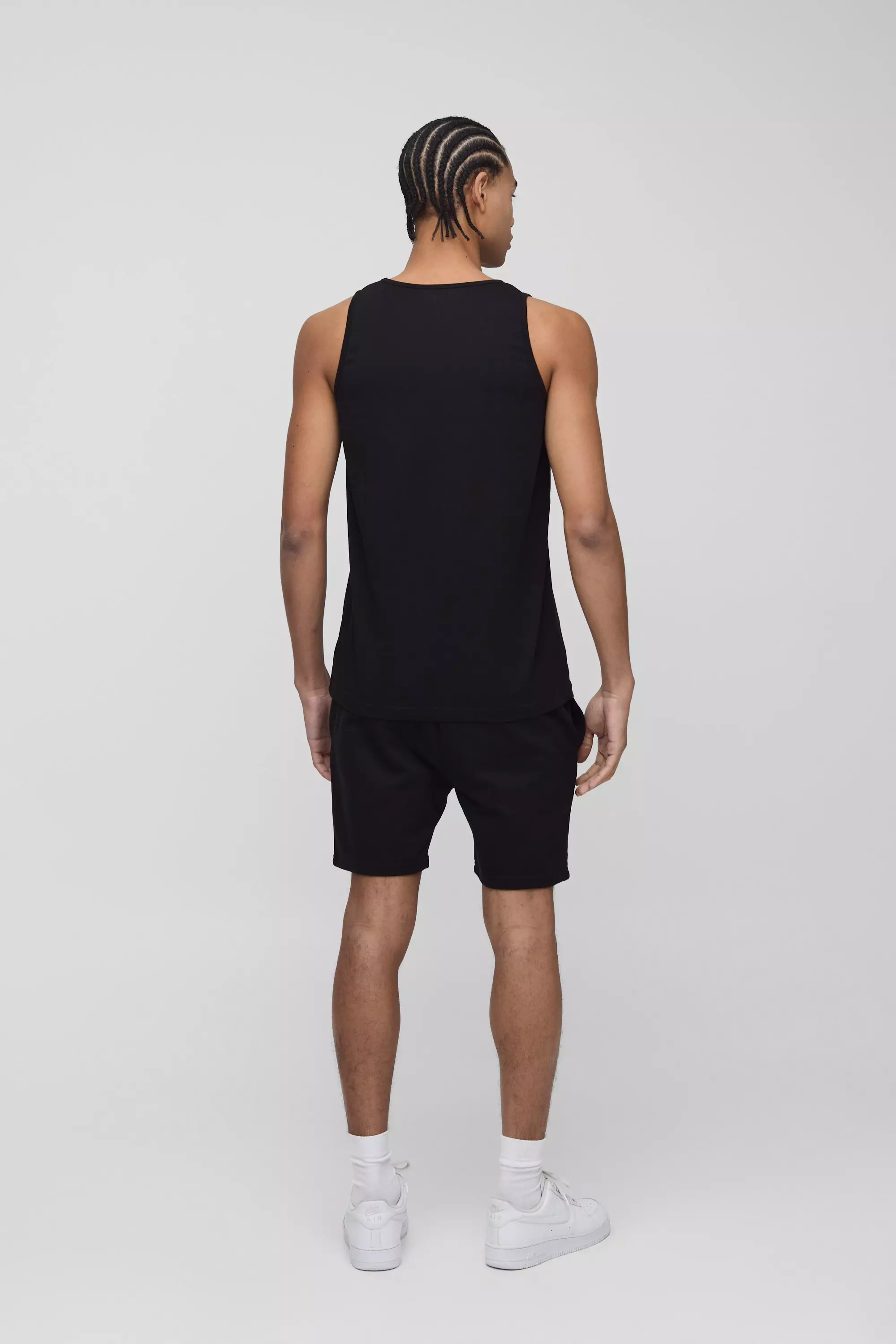 MAN. Veste basique sans manches, Black autre image