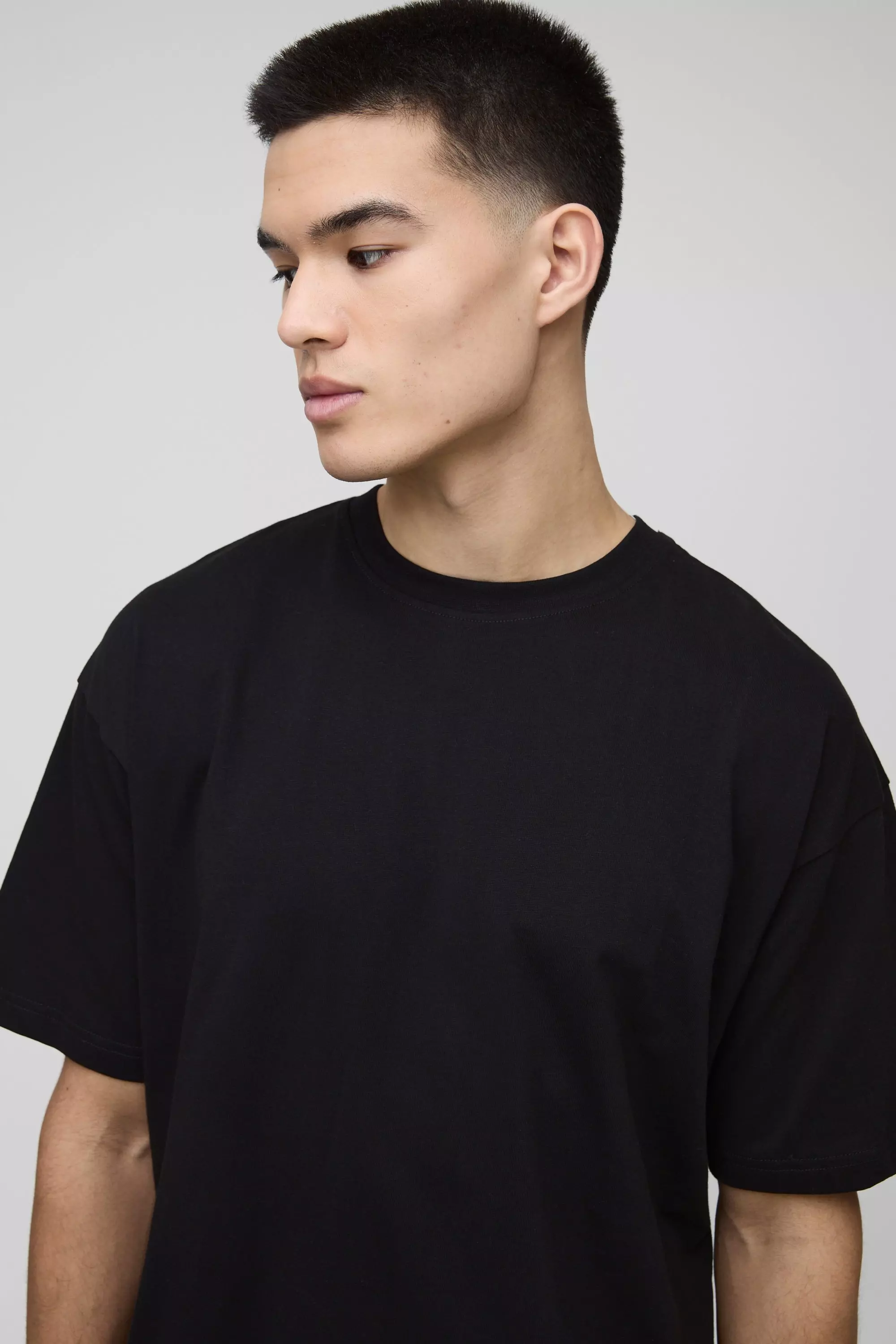 Basic Oversized Crew Neck T-shirt | boohooMAN USA