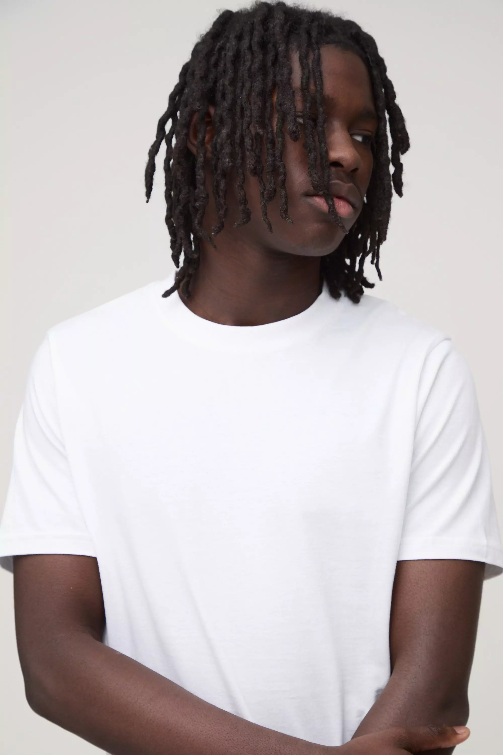 Basic Slim Fit Crew Neck T-Shirt | boohooMAN USA
