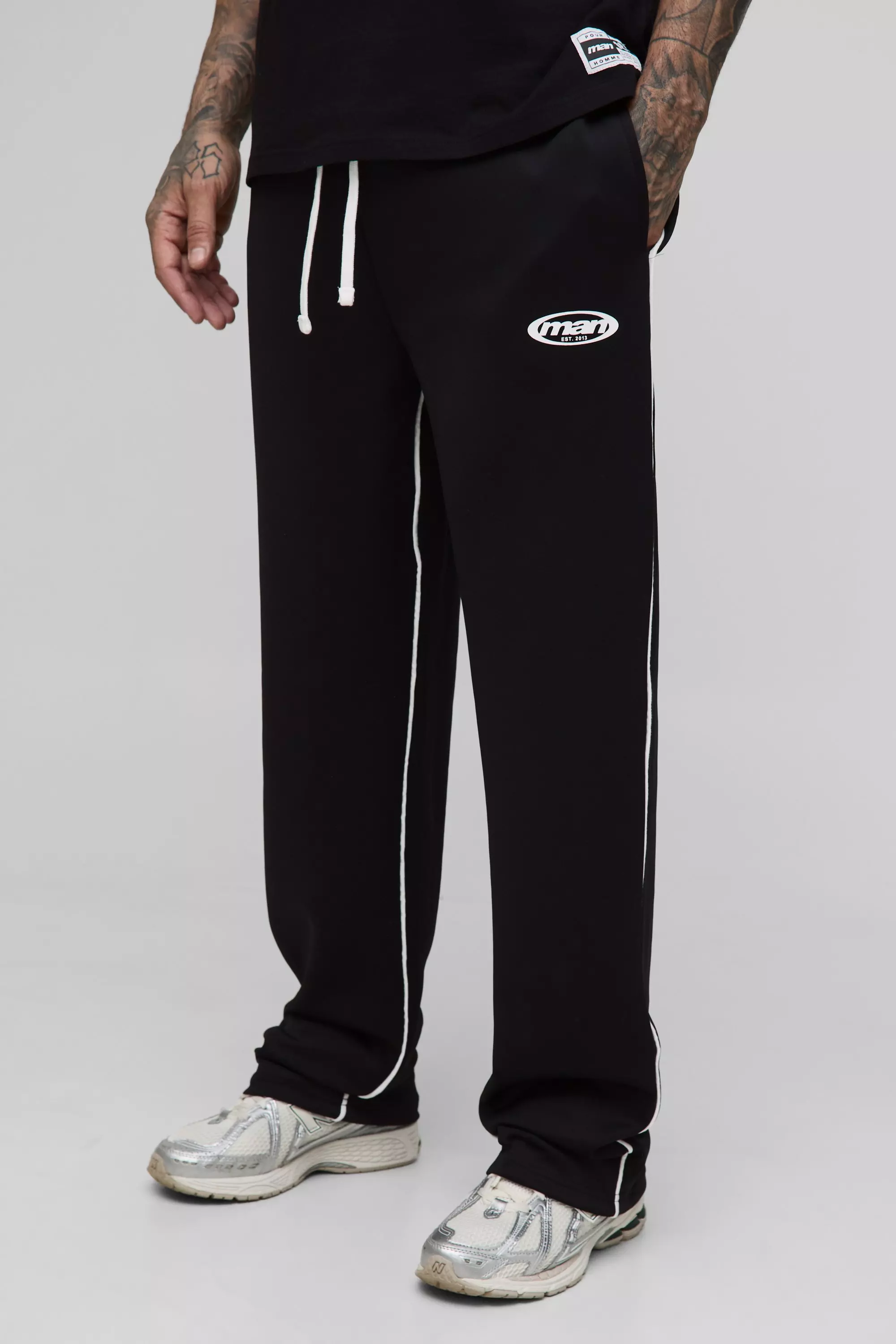 Tall - Jogging oversize imprimé, Black autre image