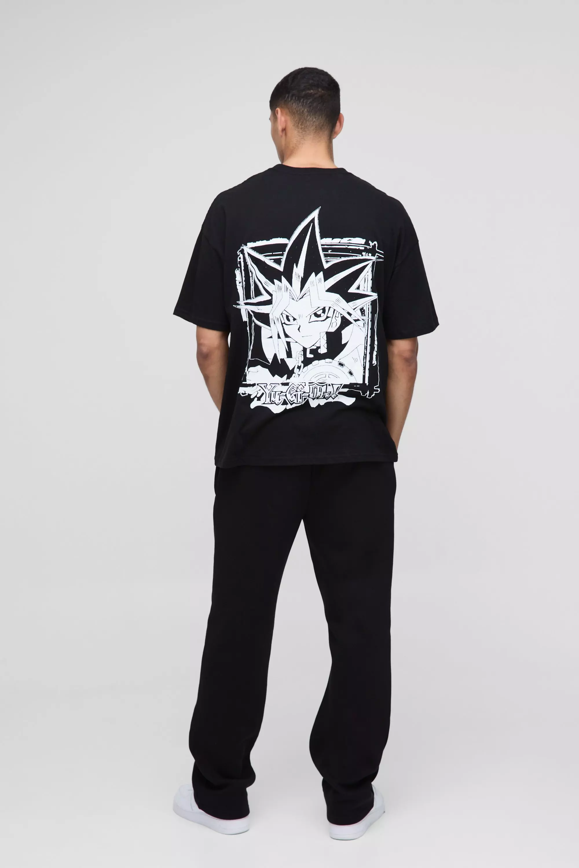 T-Shirt Oversize Ufficiale Yu-Gi-Oh Anime, Black immagine alternativa
