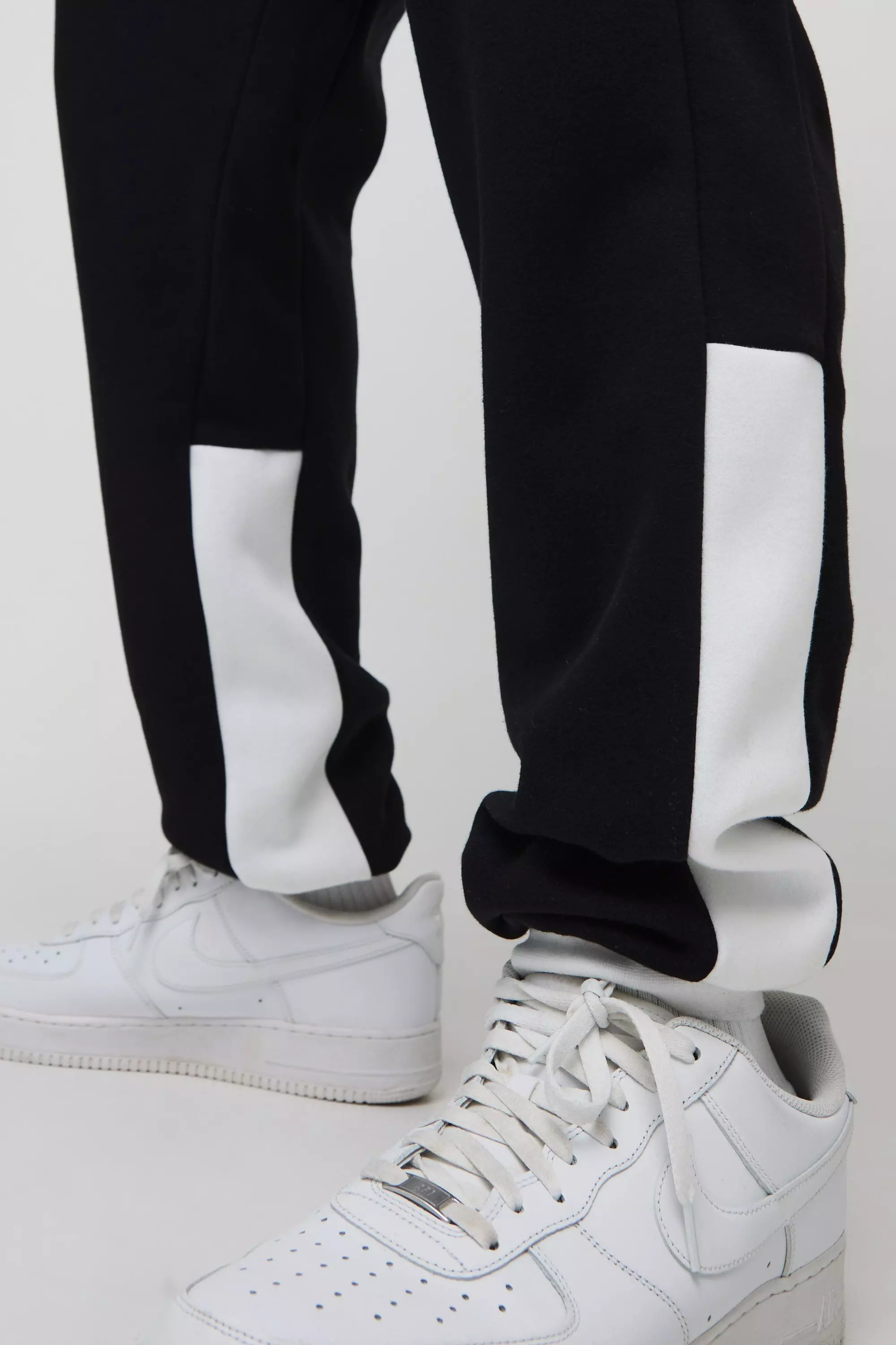 Grande taille - Jogging slim color block - MAN, Black autre image