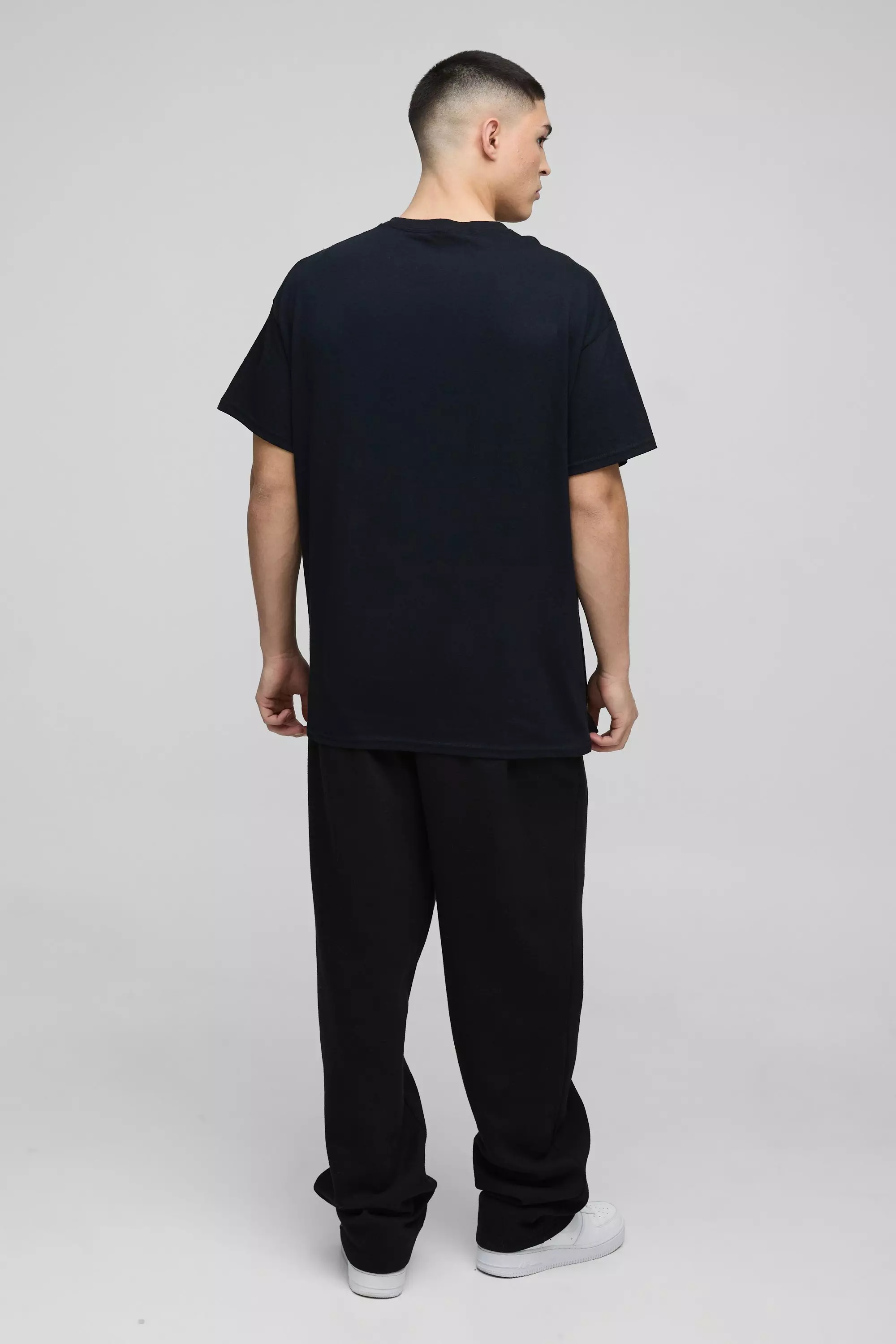 Black Oversized My Chemical Romance License T-Shirt alternative image
