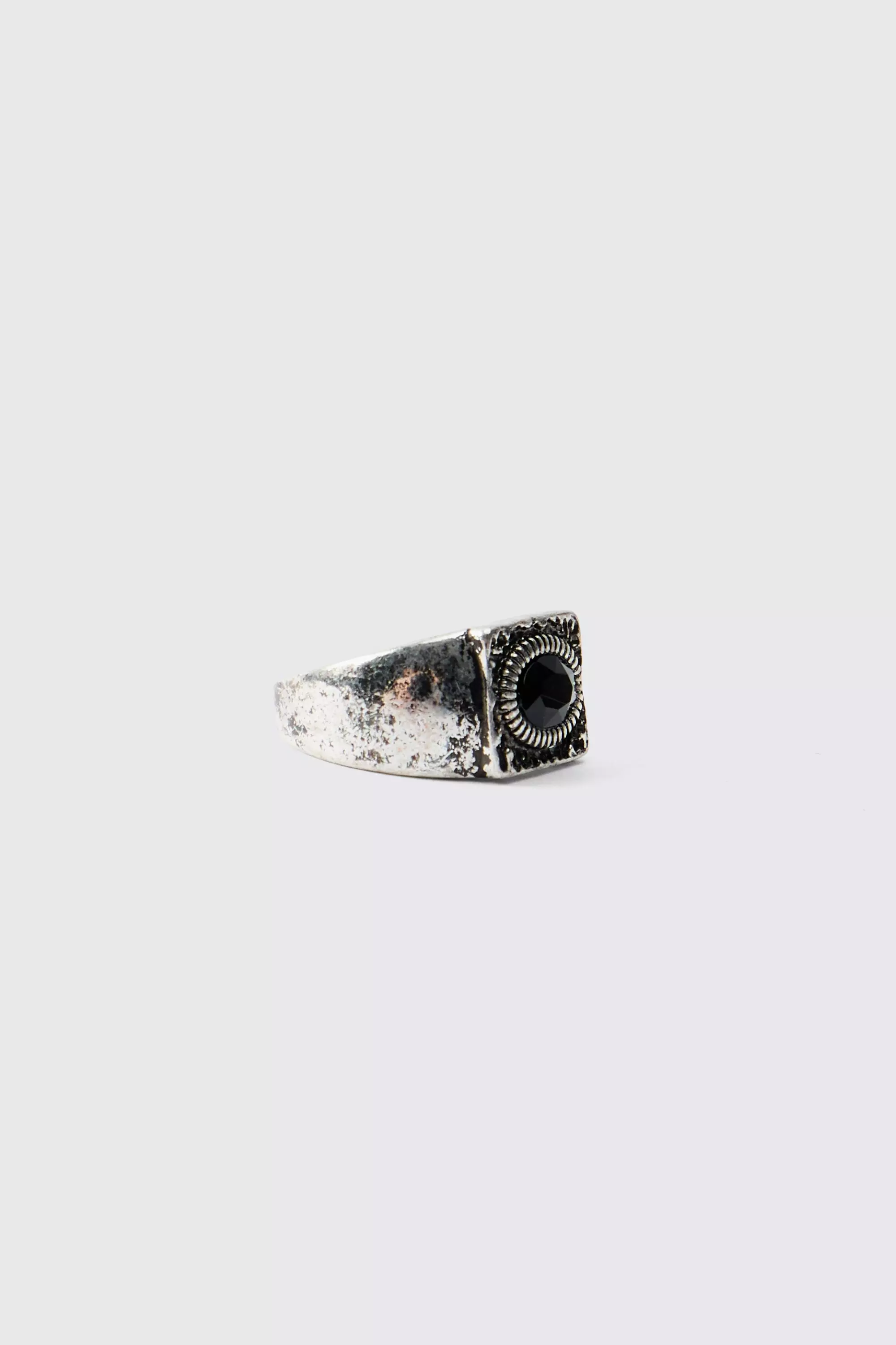 Anello Con Pietre Dure In Argento, Silver immagine alternativa