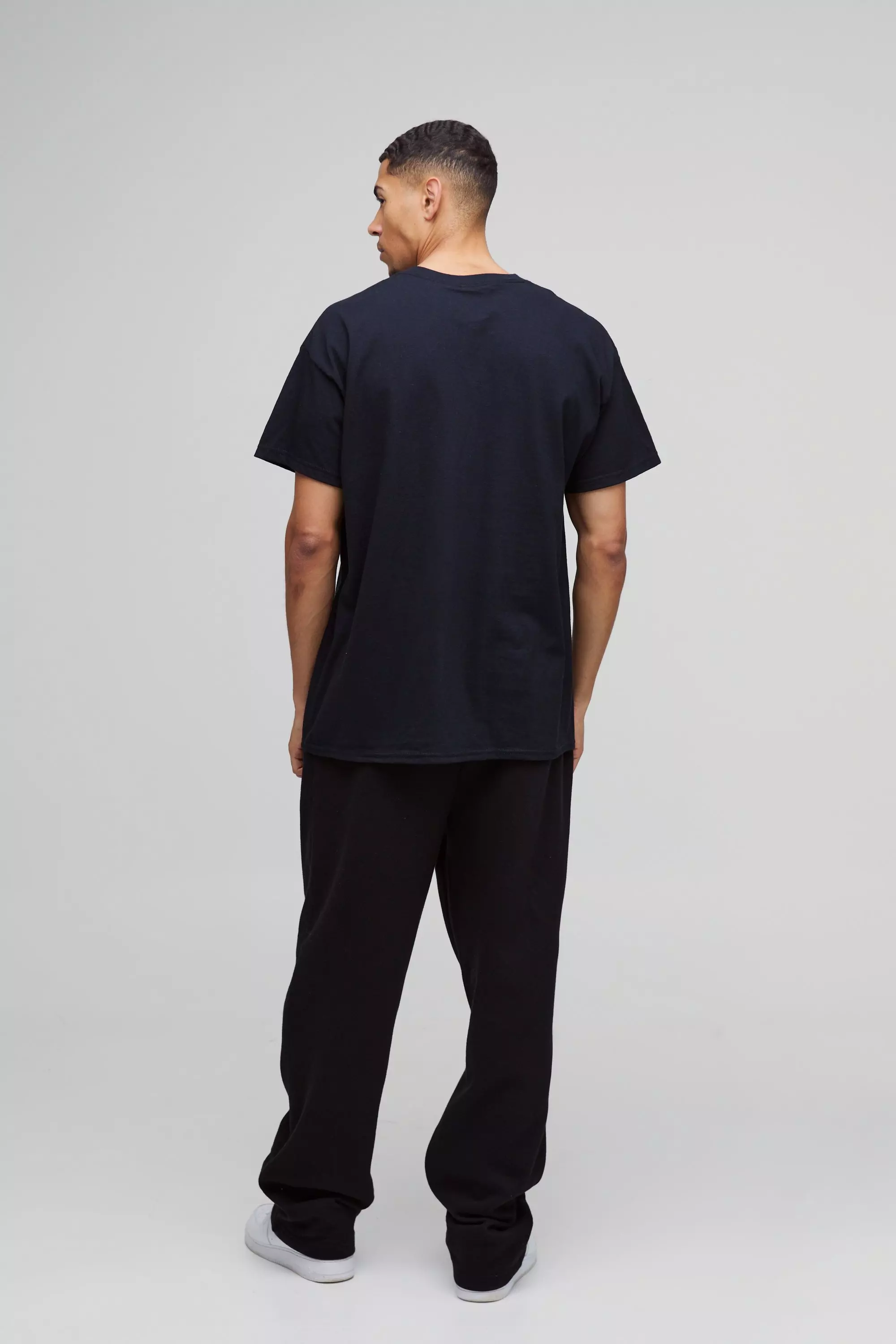 Oversized Nirvana Floral Heart License T-Shirt | boohooMAN USA