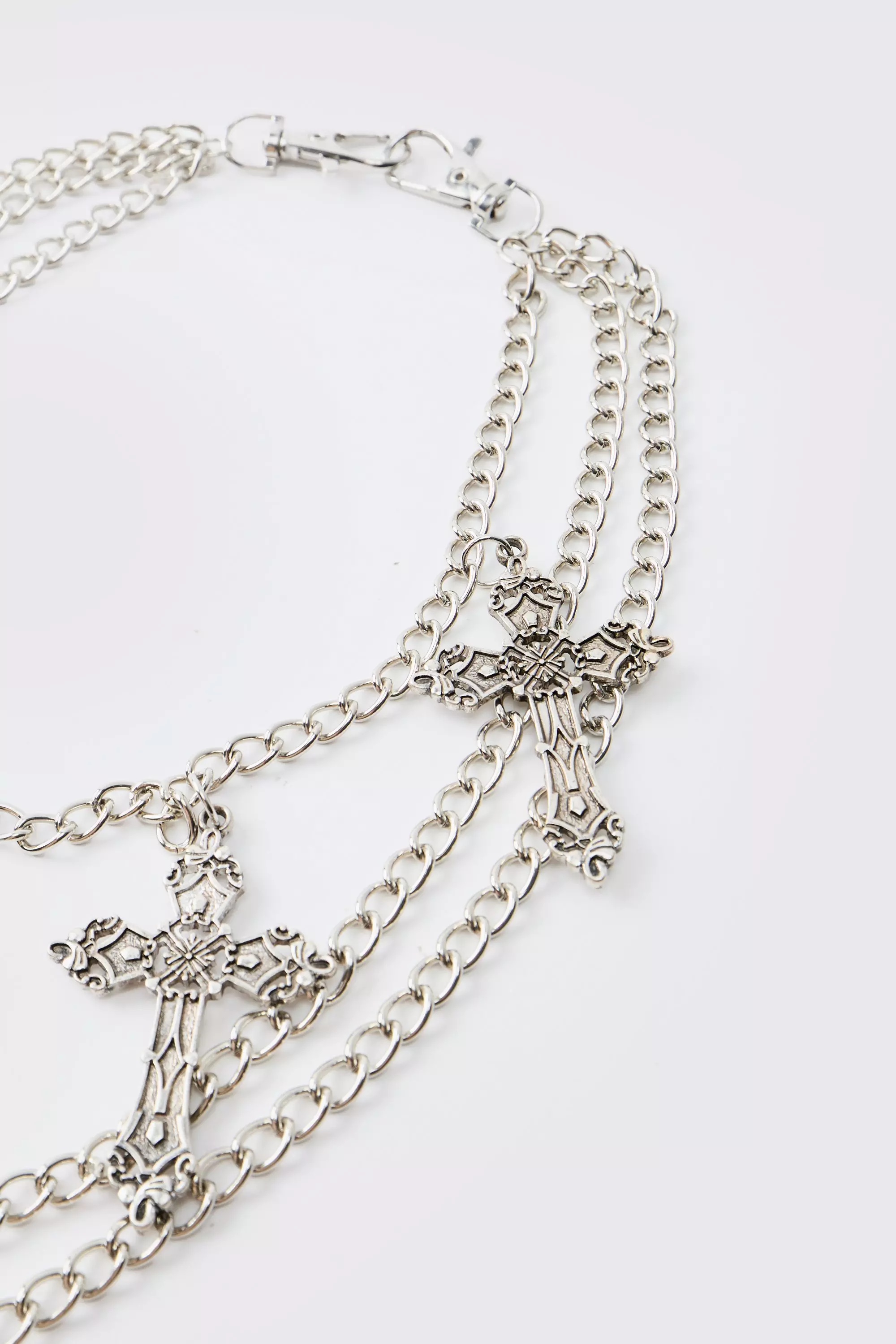 Catena Per Jeans A Croce Multipla, Silver immagine alternativa