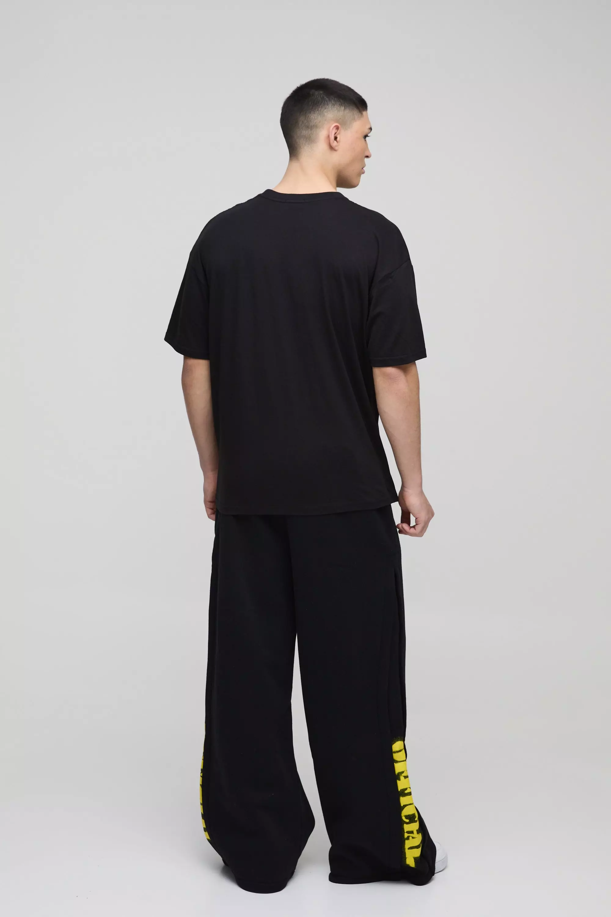 T-shirt oversize à slogan Access Denied, Black autre image