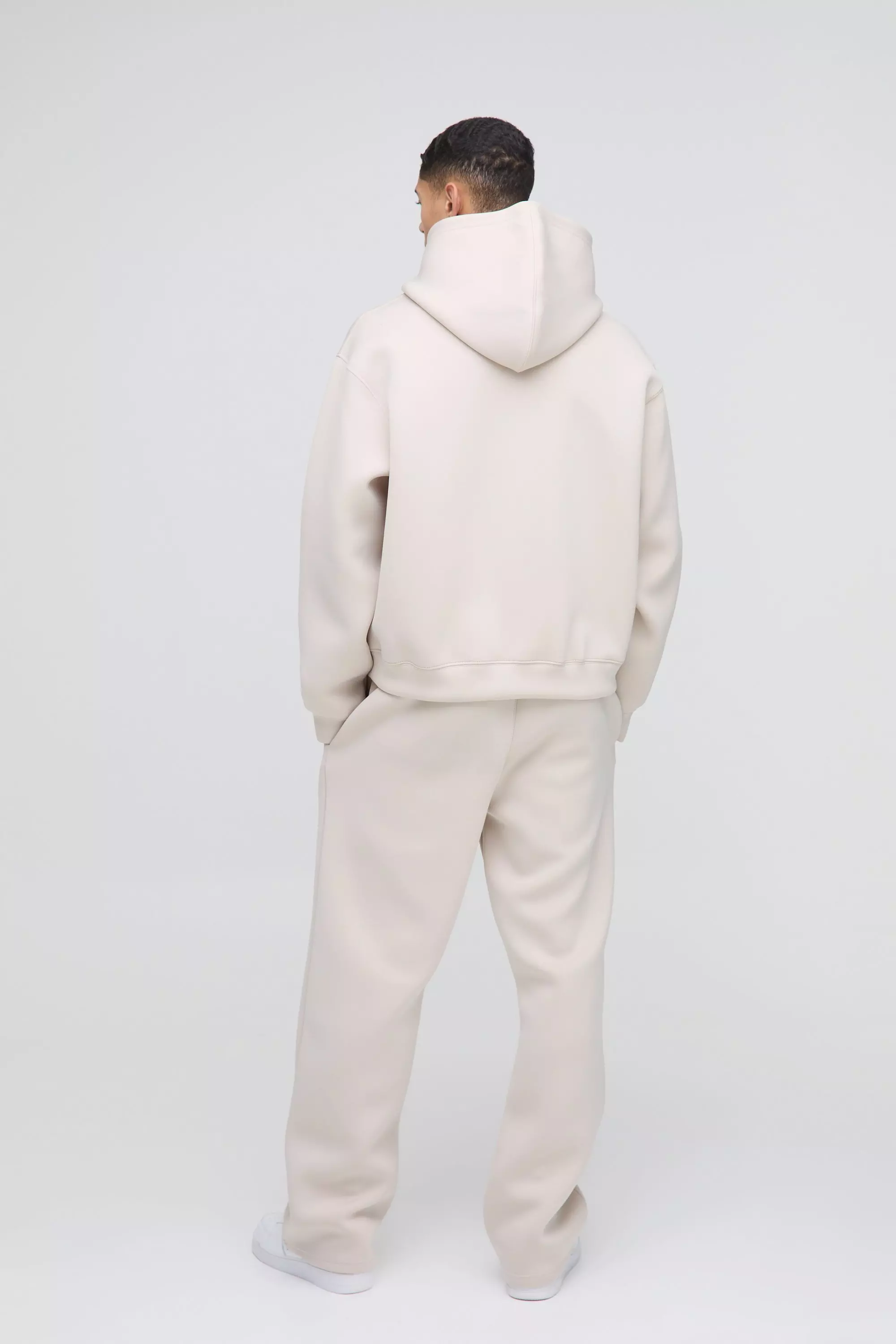 Stone Oversized Boxy Scuba Trainingspak Met Capuchon alternatieve afbeelding