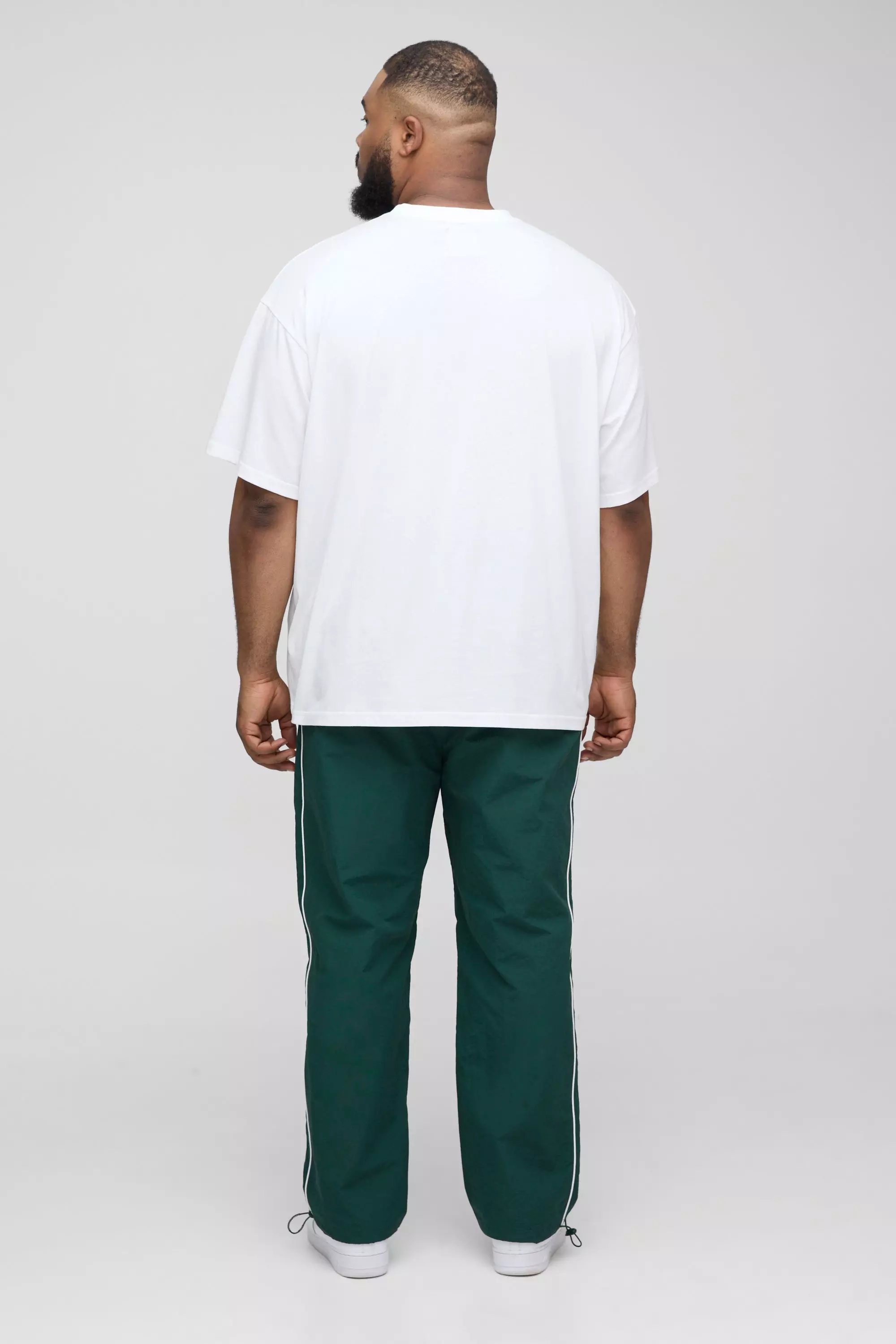 Grande taille - T-shirt oversize imprimé, White autre image