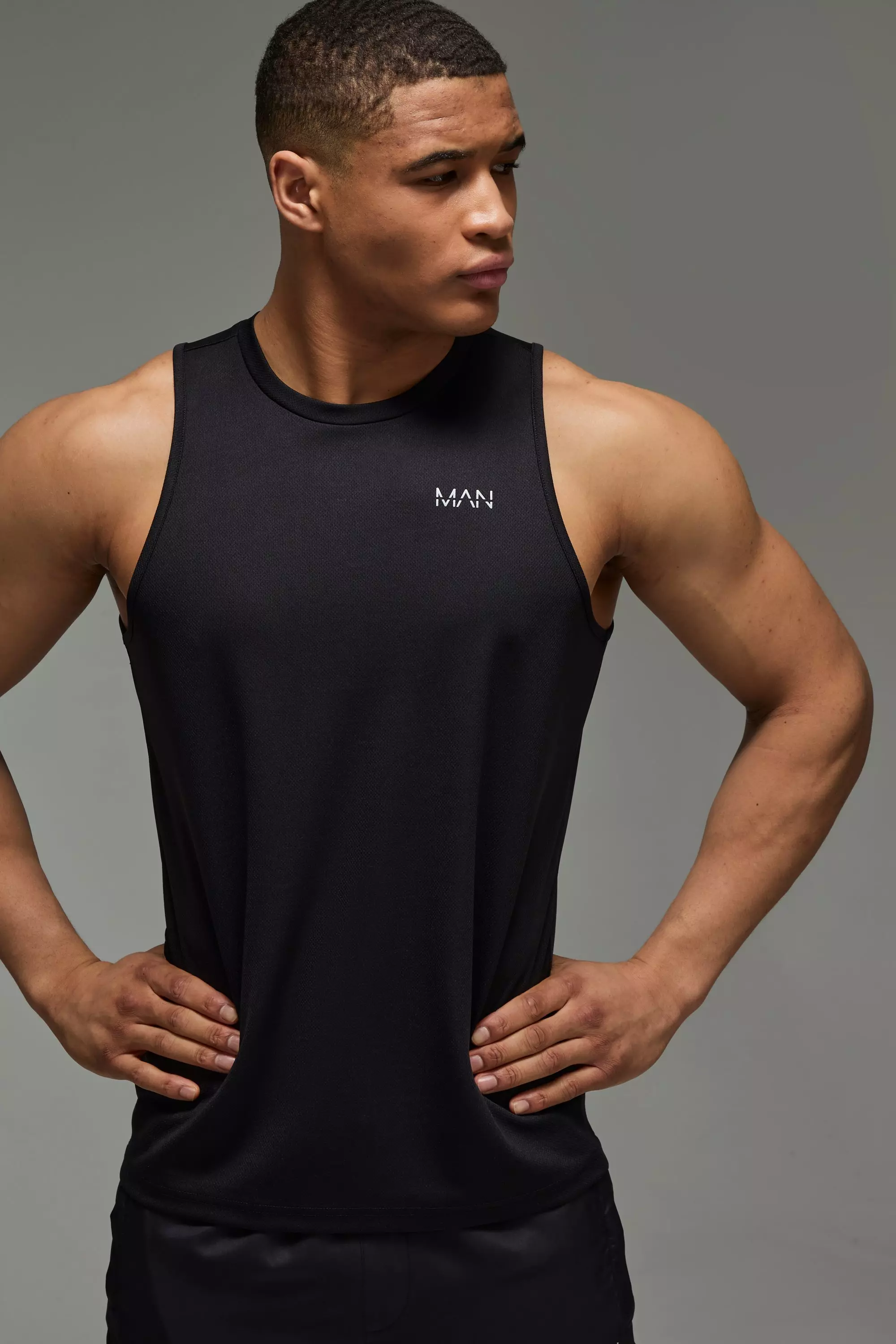 Black Man Active Lightweight Relaxed Tank alternative image