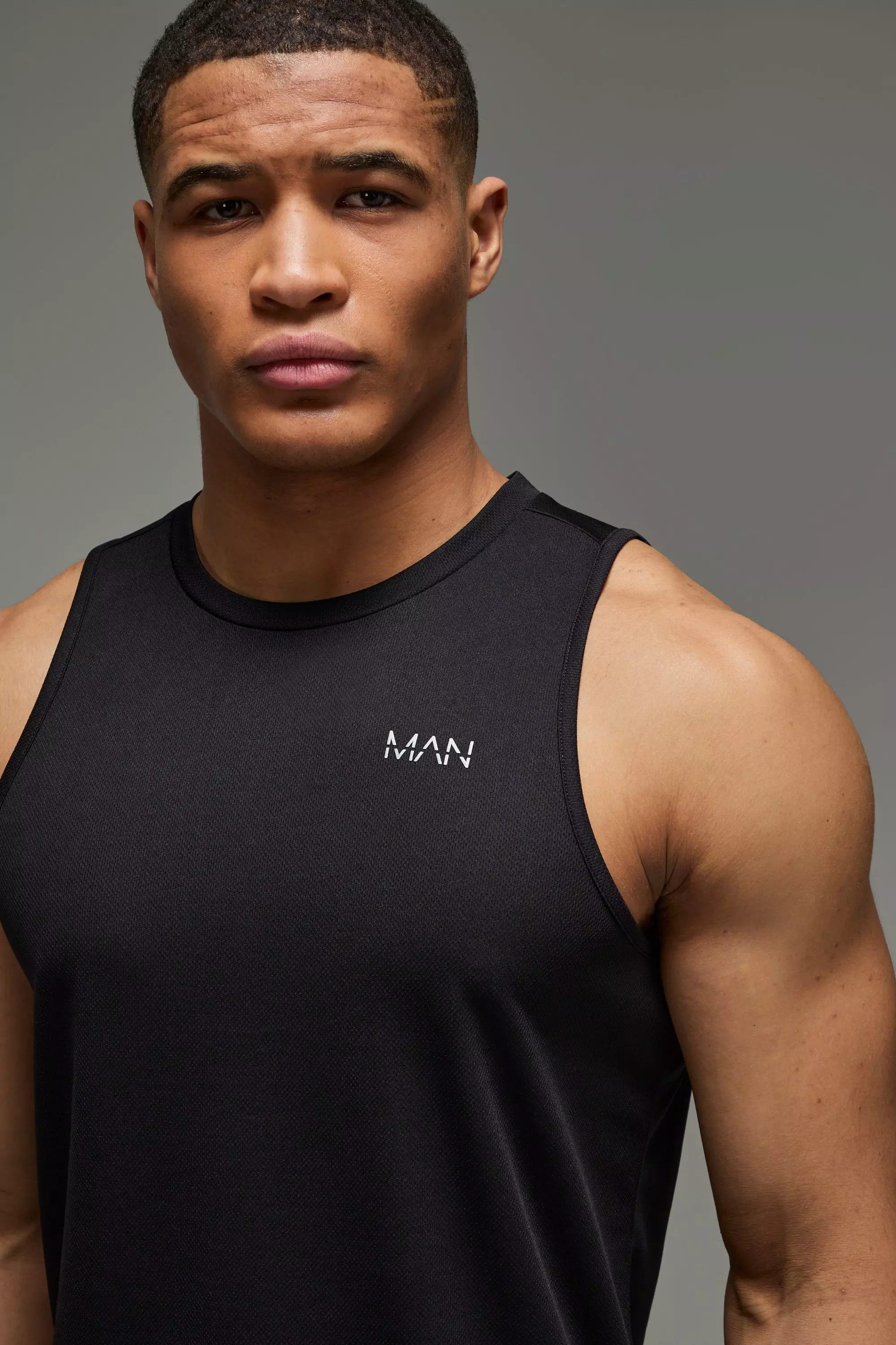 Black Man Active Lightweight Relaxed Tank alternative image