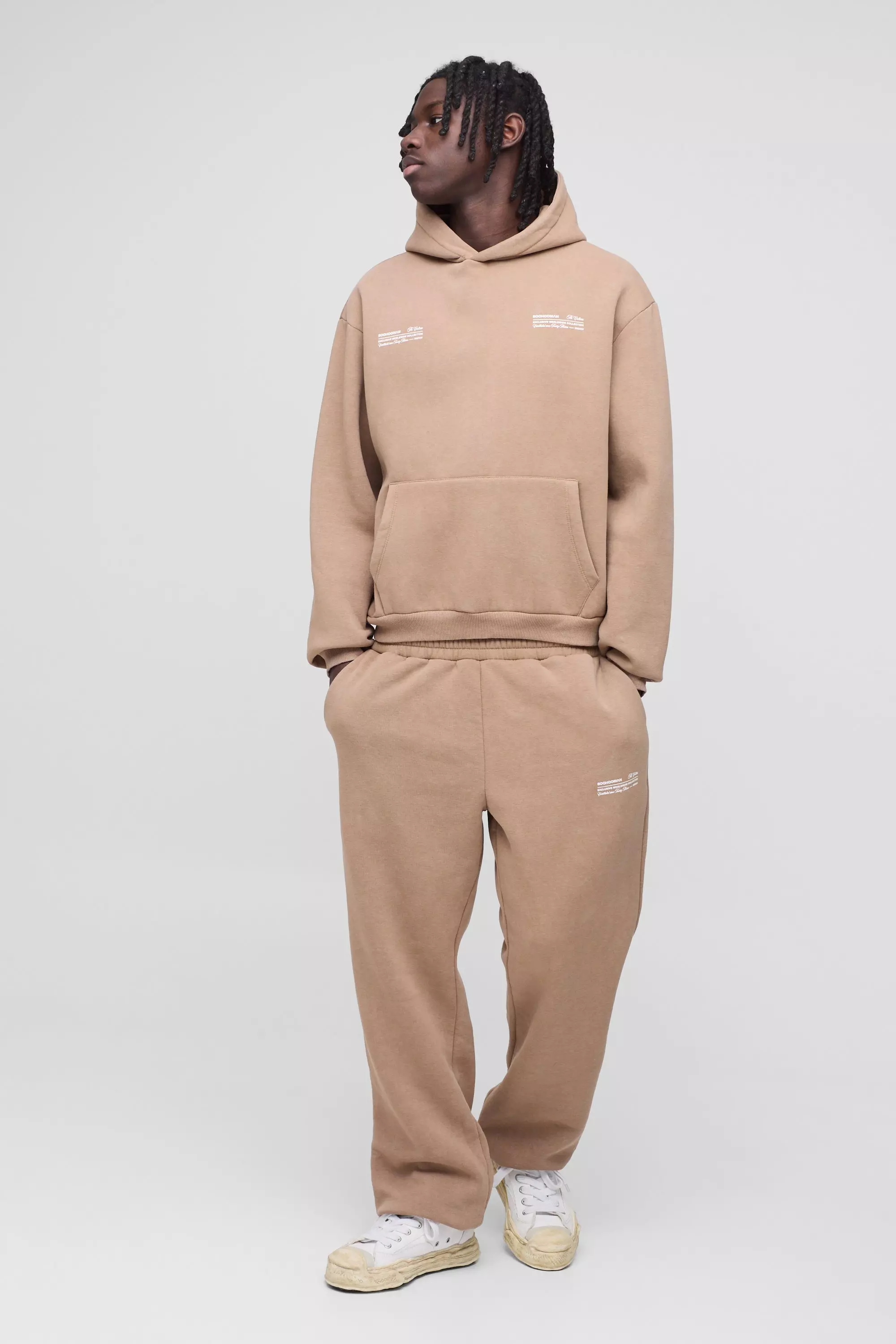 期間限定特別価格 Oversized Tracksuit Hooded Boohooman Boxy Scuba Bonded ジャケット・アウター