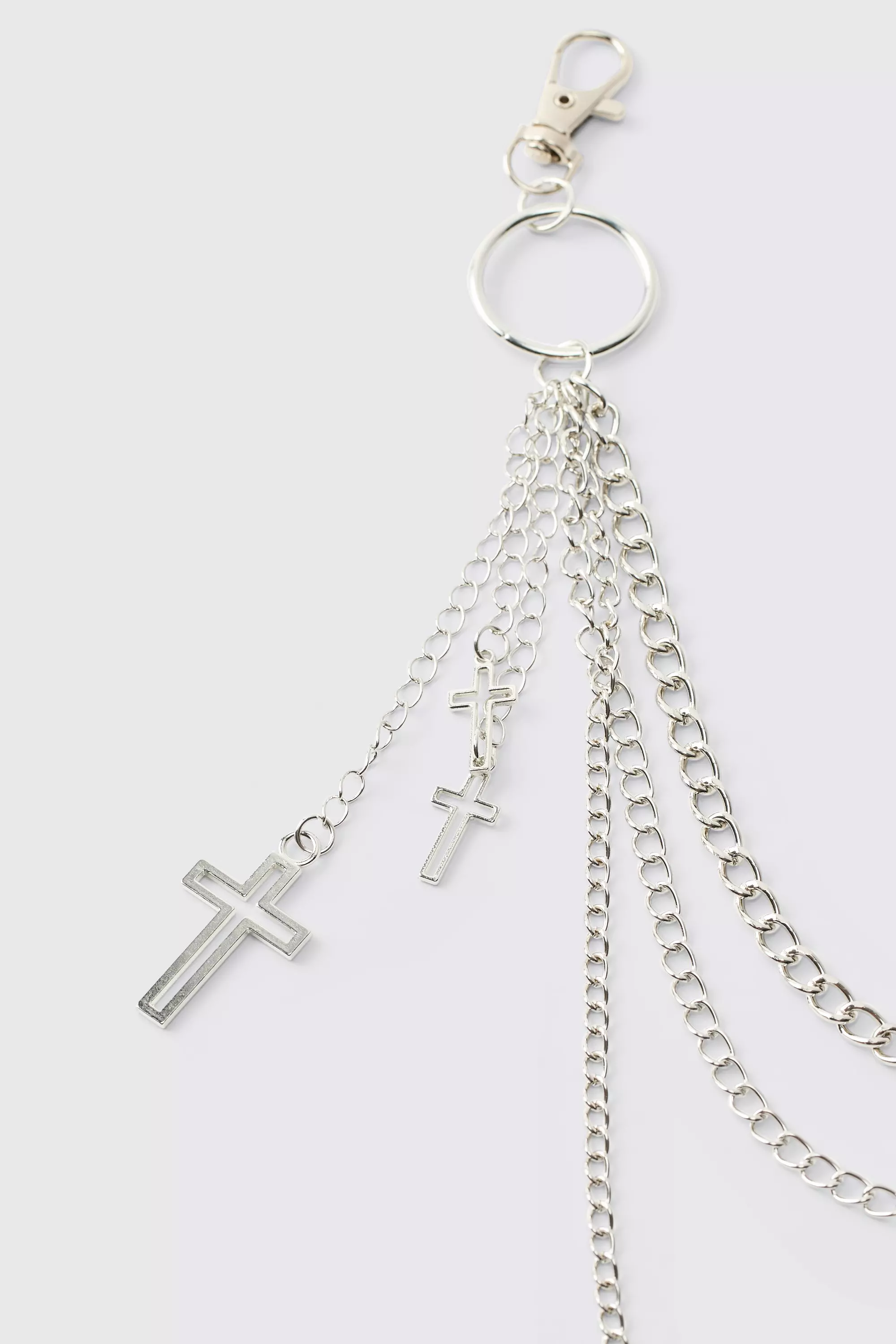 Catena A Più Fili Con Croce, Silver immagine alternativa