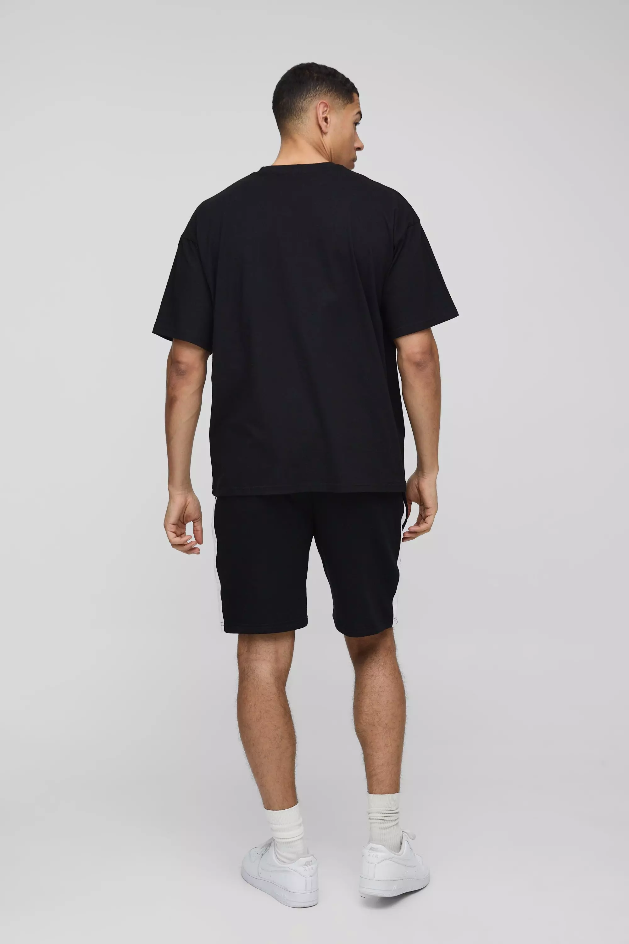 Oversized Homme T-Shirt & Short Set | boohooMAN UK