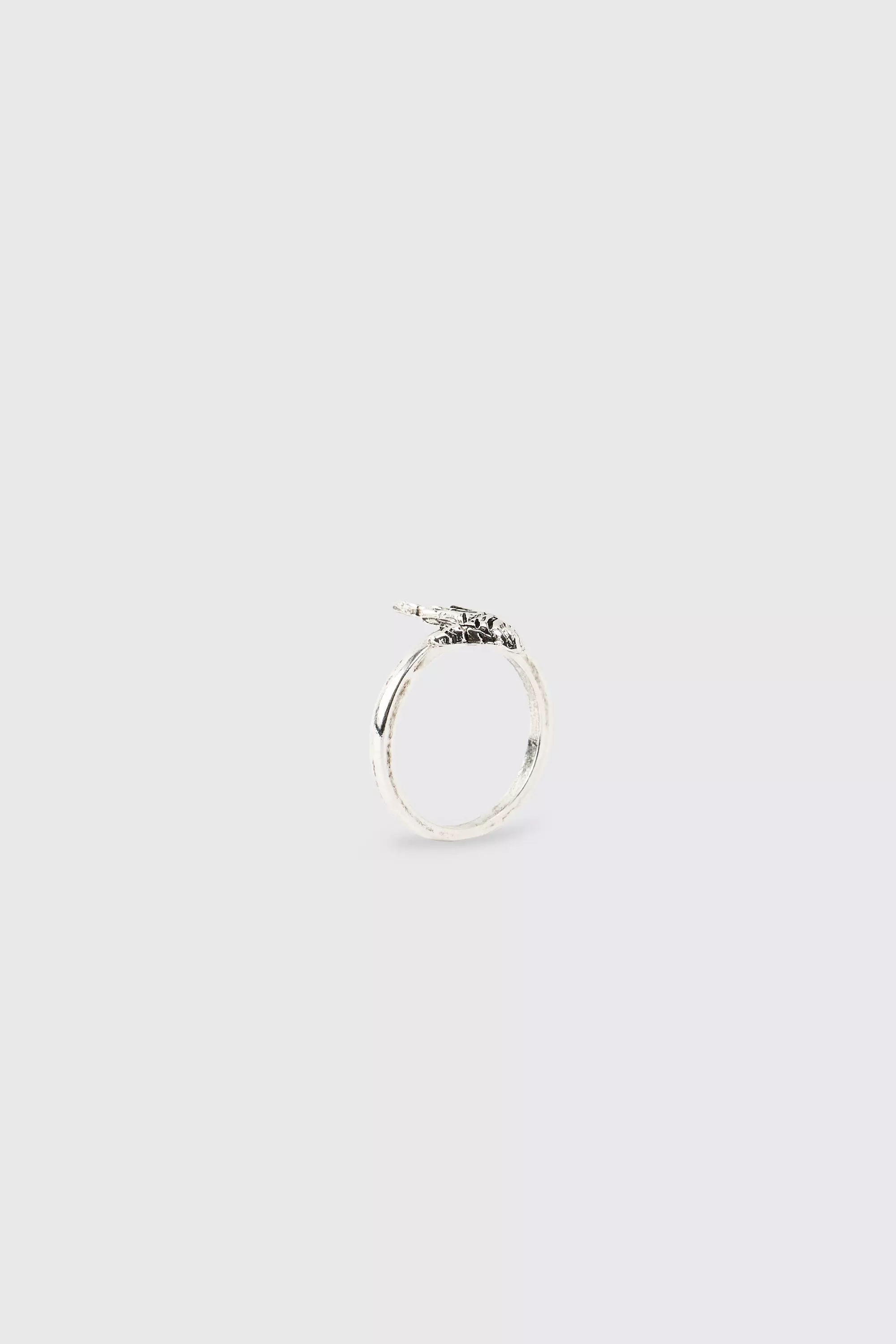 Silver Skeleton Hand Ring alternative image