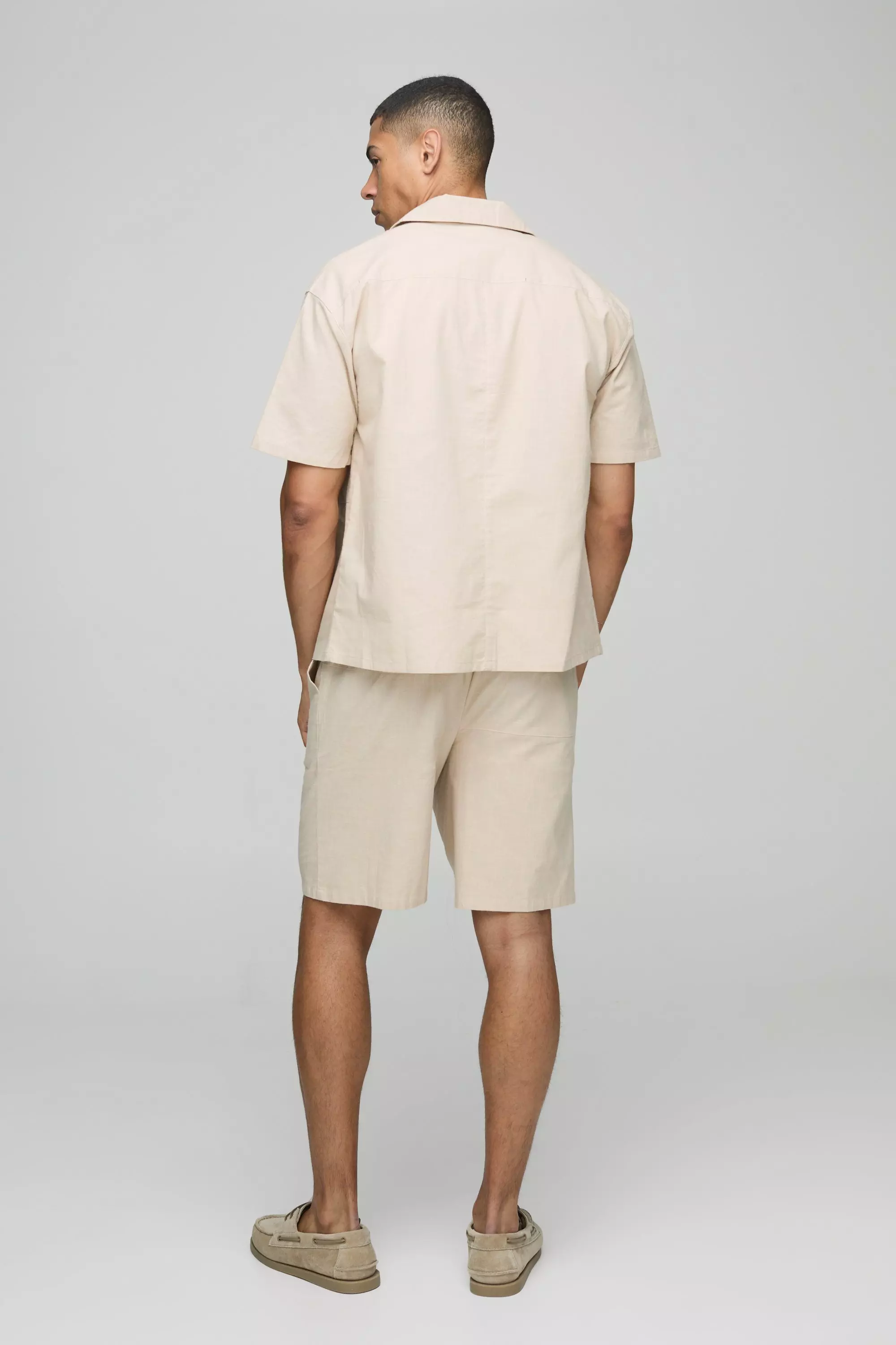 Ensemble oversize à découpe et couture, Natural autre image